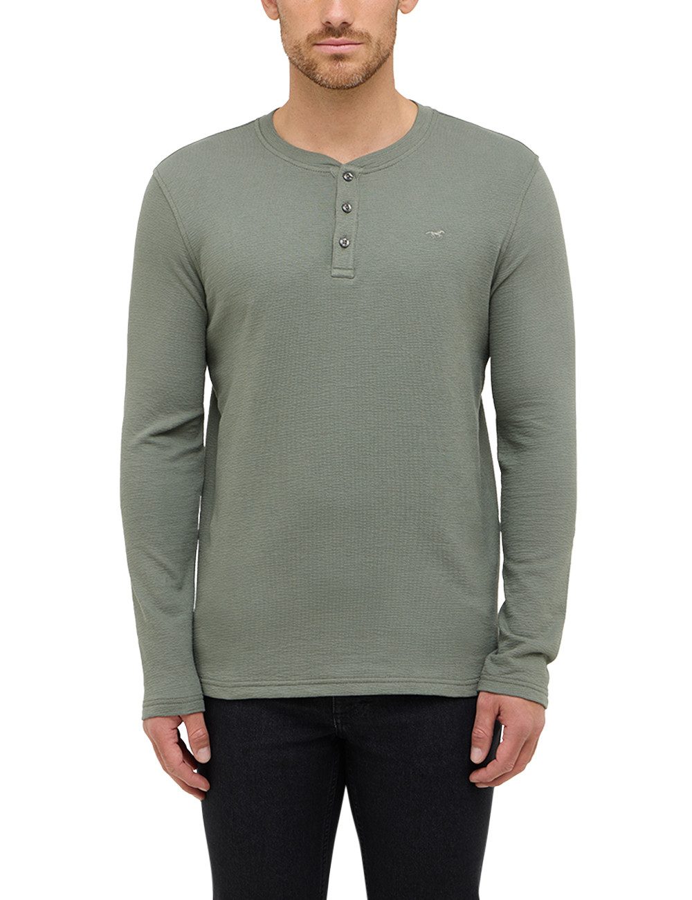 MUSTANG Langarmshirt Herren Style Atchison