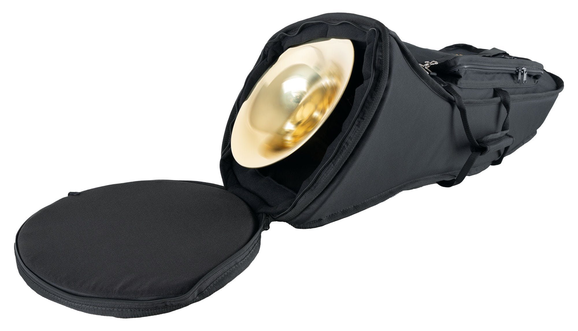 Lechgold Horn Tasche für Oberkrainer-Bariton für alle gängigen Bellfront-Modelle, mit Tragegriff, Schulterriemen und Rucksackgurten