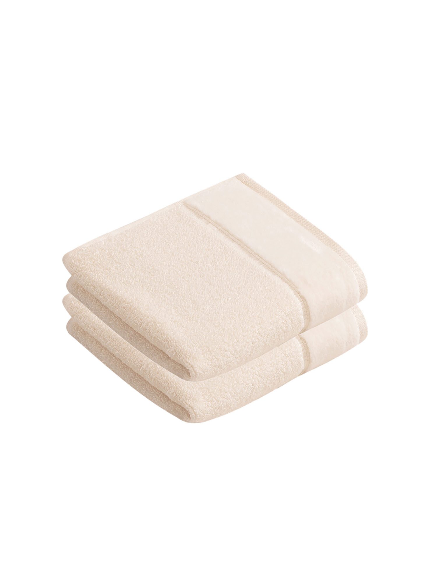 Vossen Handtücher Handtücher Collection Pure, Frottier (Packung, 2-St)