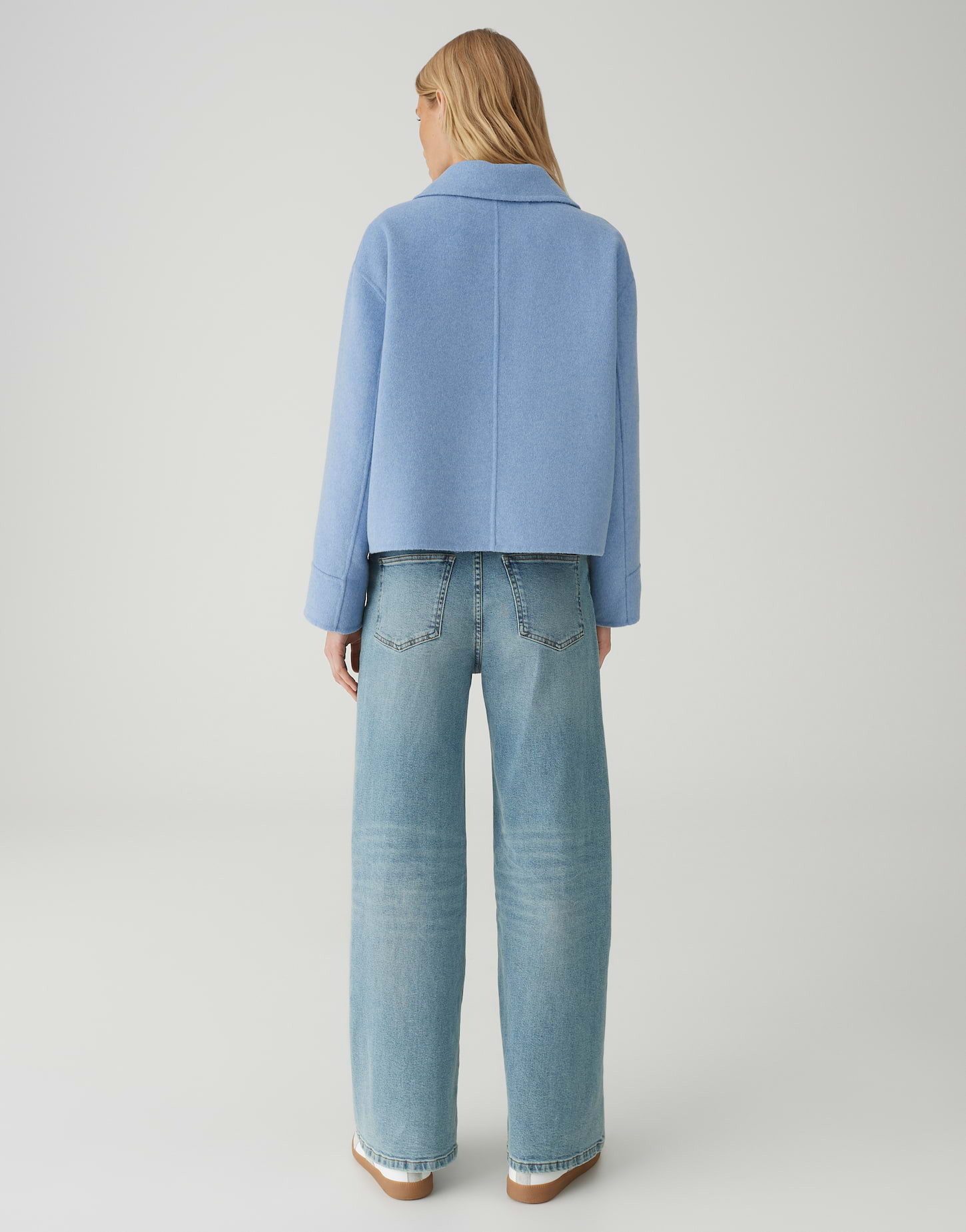 OPUS Wolljacke HELIA im hochwertigen Woll Mix Lockere Passform, gerader Schnitt, überschnittene Schulter