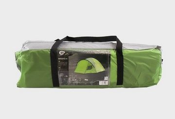 Portal Outdoor Kuppelzelt Zelt für 4 Personen Bravo grün wasserdicht Familienzelt Camping, Personen: 4 (mit Transporttasche), mit Transporttasche 100% wasserdicht