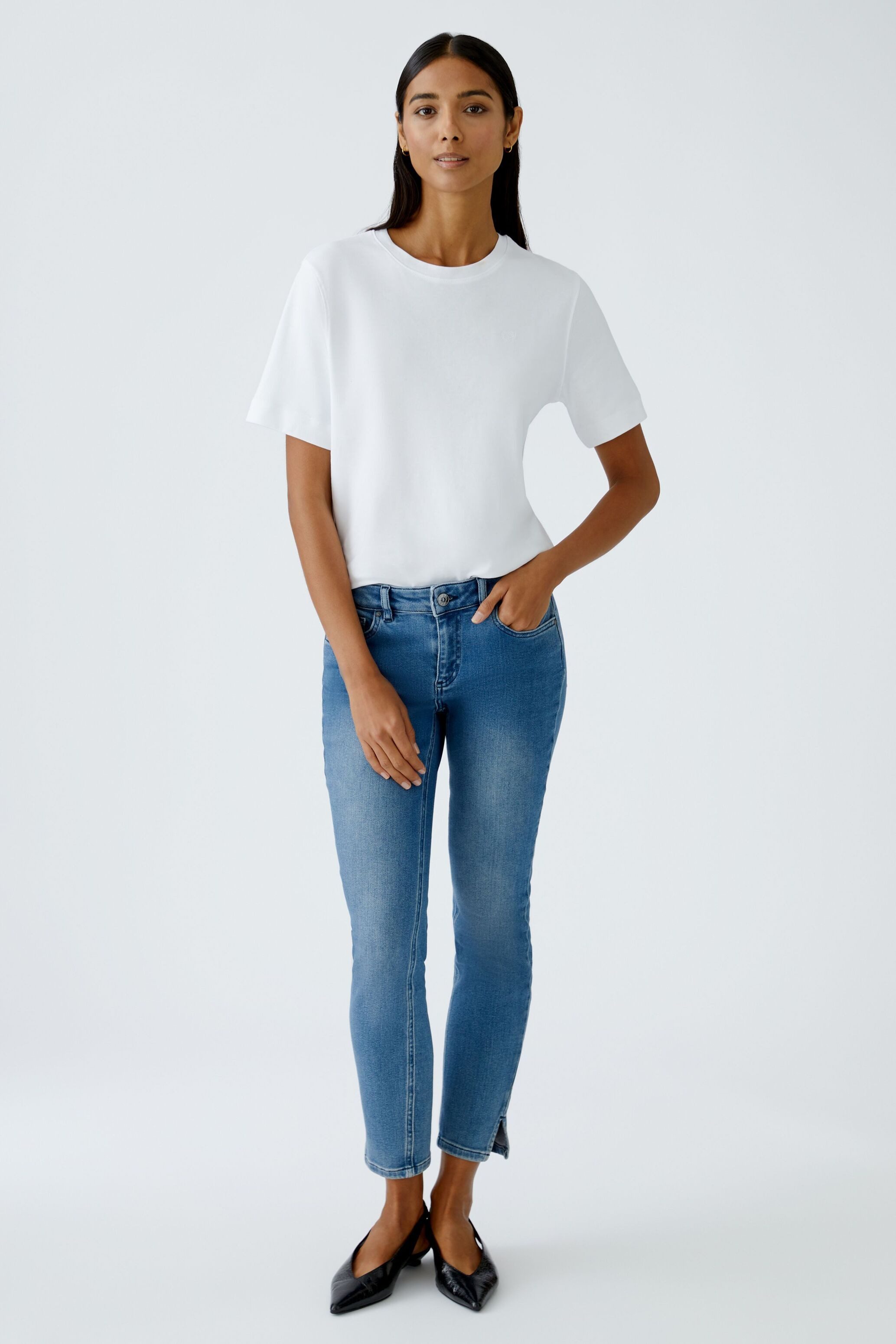 Oui T-Shirt SVEHA reine Baumwolle
