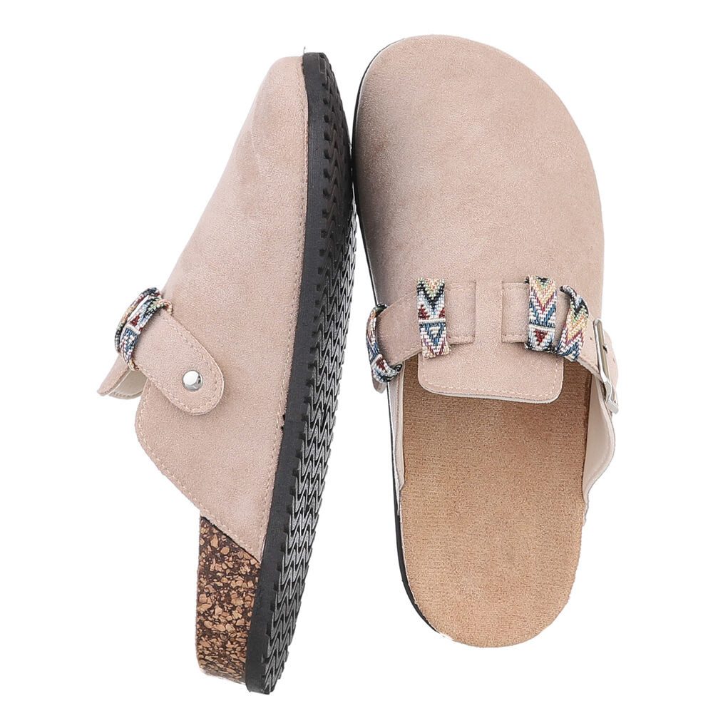 Ital-Design Damen Mules Freizeit Pantolette (88828364) Flach Pantoletten in günstig online kaufen