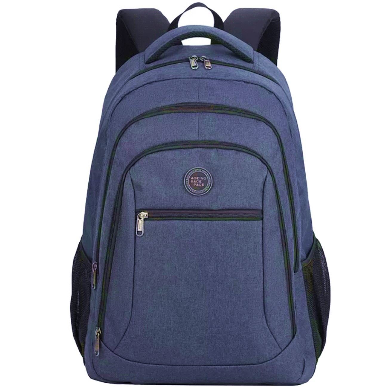 Freizeitrucksack Reise Rucksack Arbeit Aoking Uni Tagesrucksack Freizeit Sportrucksack Rucksack Laptoprucksack Schule Zoll (15 Laptopfach) Sport (blau), Schulrucksack