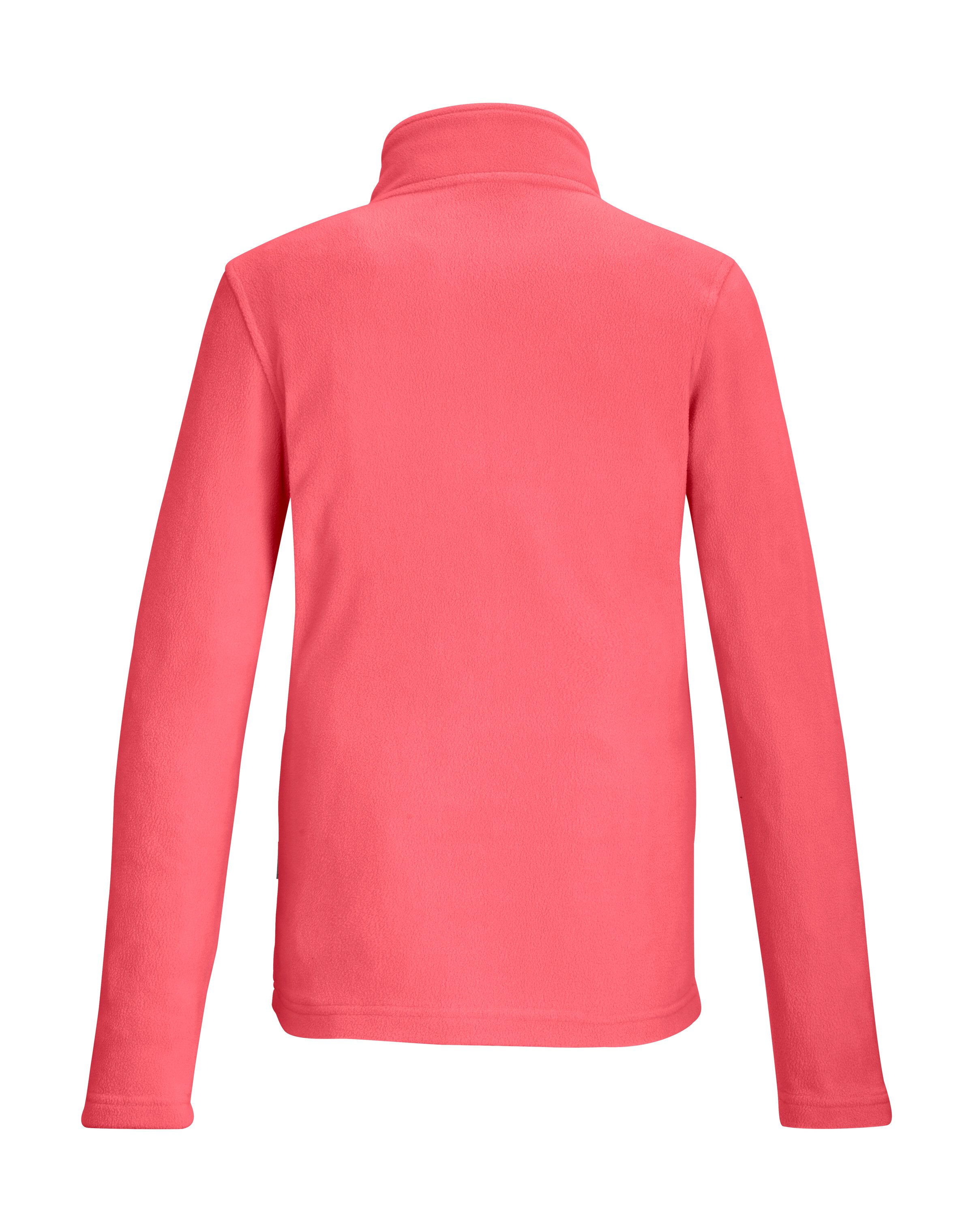 Killtec Fleeceshirt KSW 247 GRLS FLC SHRT Fleeceshirt mit Stehkragen, Kinnschutz und hohem Tragekomfort