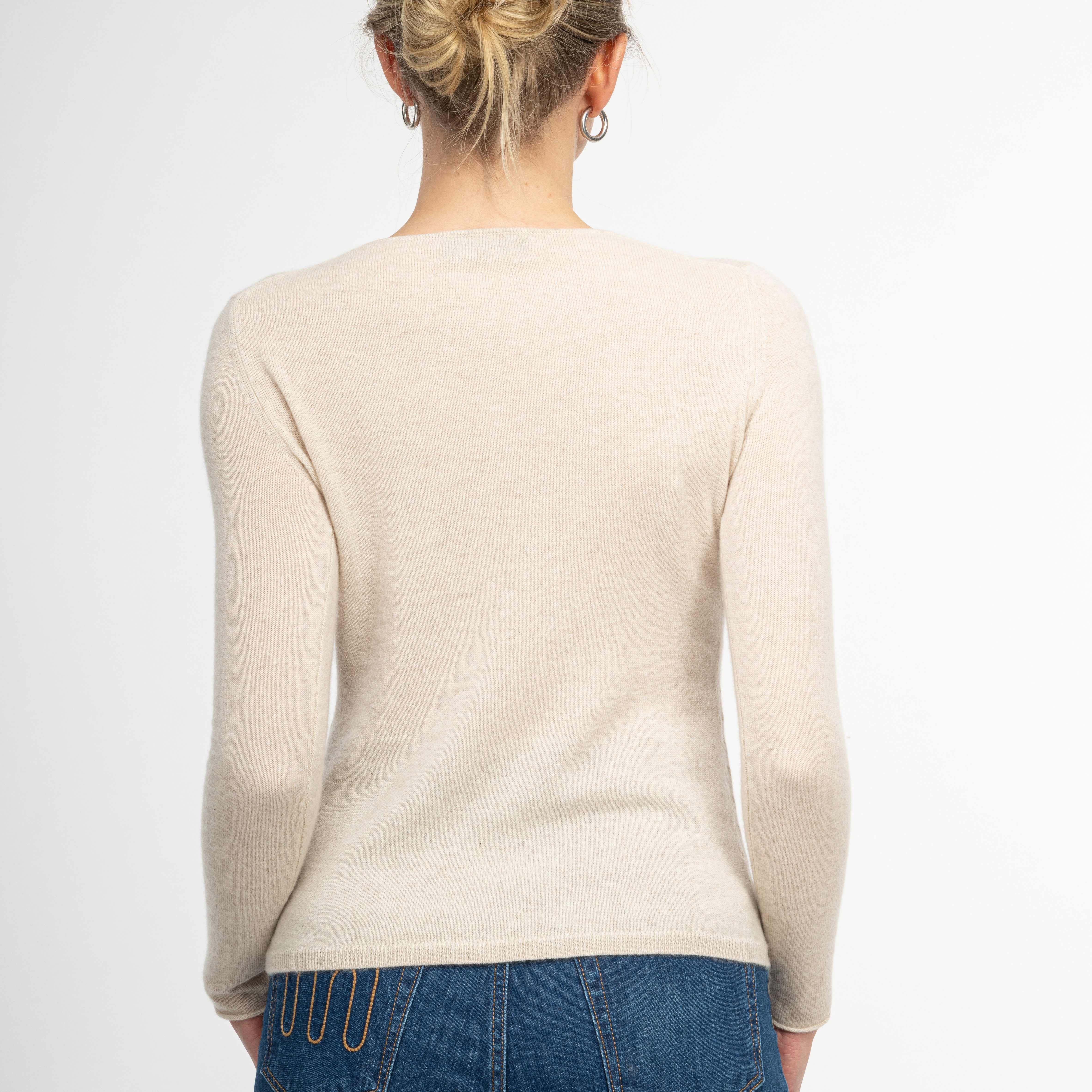 maracujaaa V-Ausschnitt-Pullover MILO CASHMERE 100% Kaschmir, weich, leicht, Feinstrick