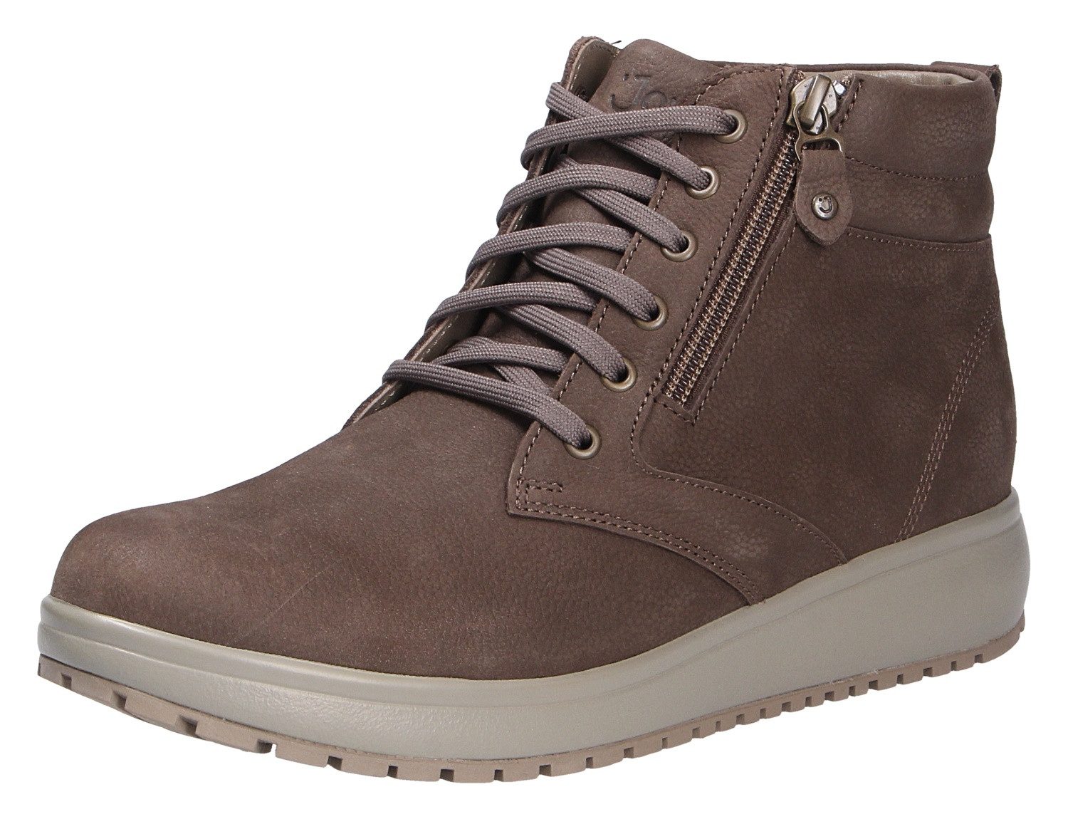 Joya Damen Schnürstiefel (Flexible Laufsohle) Echtleder