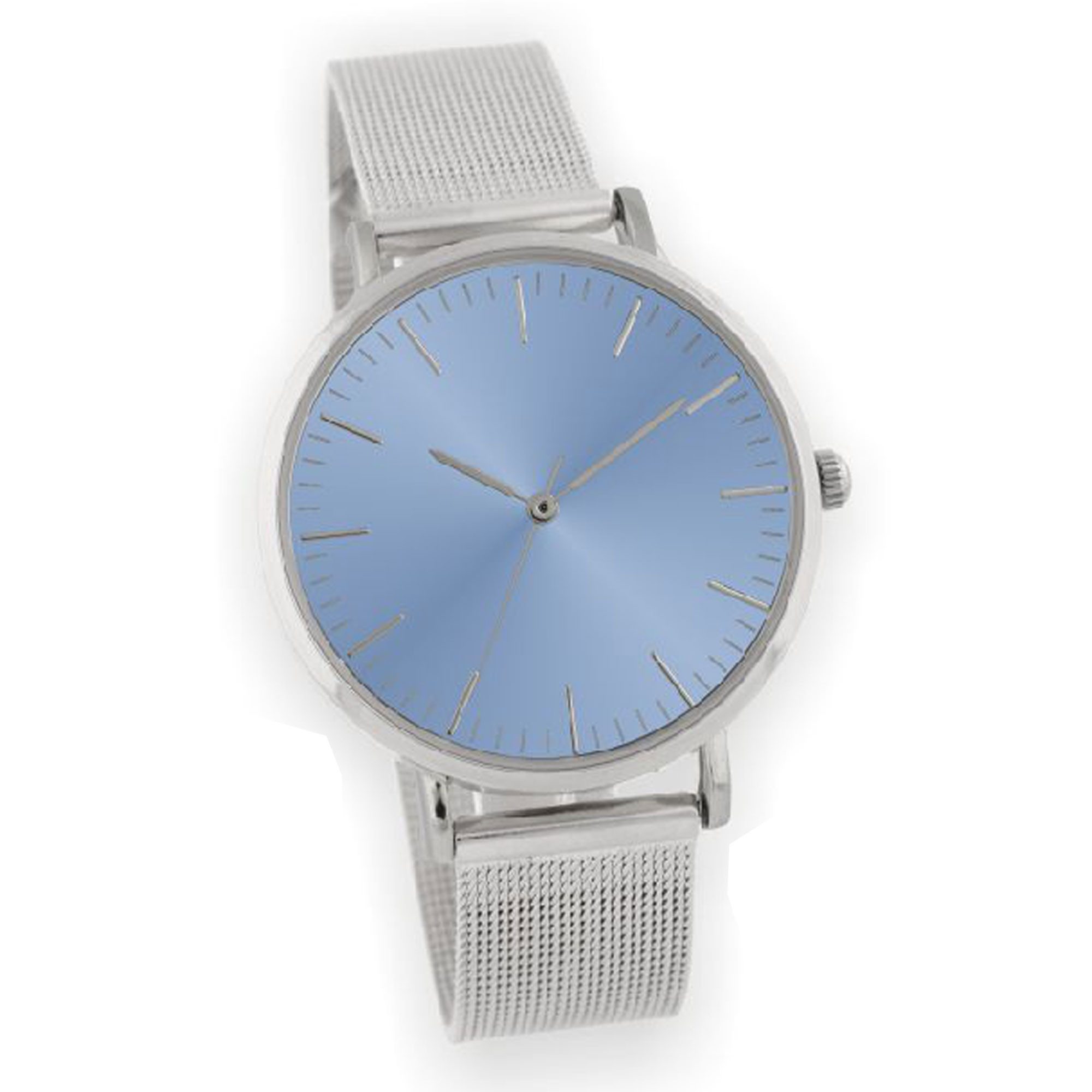 Quarzuhr Damenarmbanduhr mit Mesharmband, Quarzuhrwerk Frauen Moderne Design