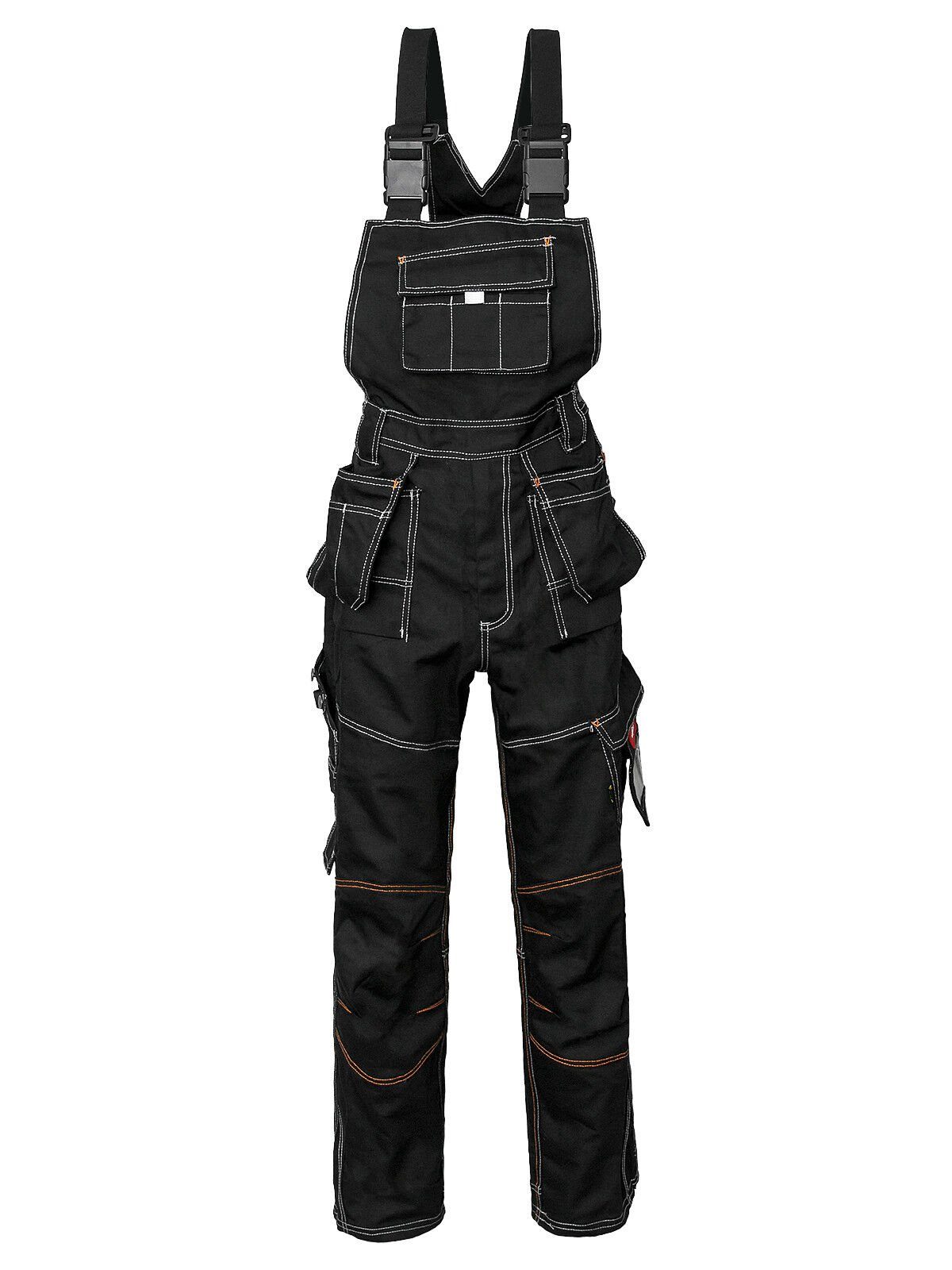 Urgent Arbeitslatzhose Arbeitslatzhose Sicherheitshose Schutzhose Workwear schwarz URGB – Bild 2 von 5