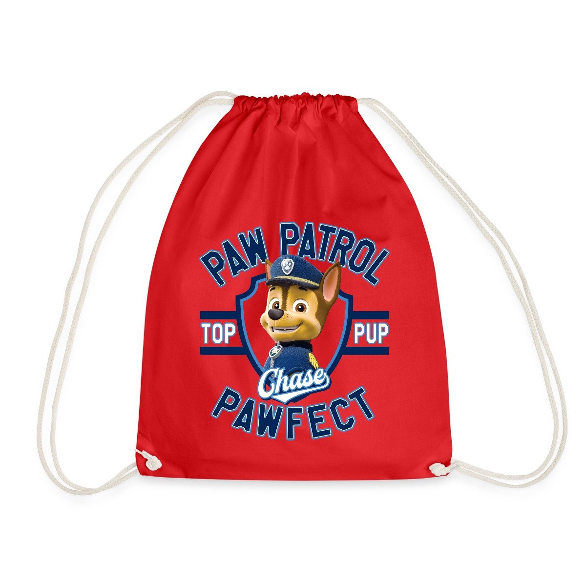 Spreadshirt Turnbeutel Paw Patrol Chase Pawfect Turnbeutel (1-tlg)