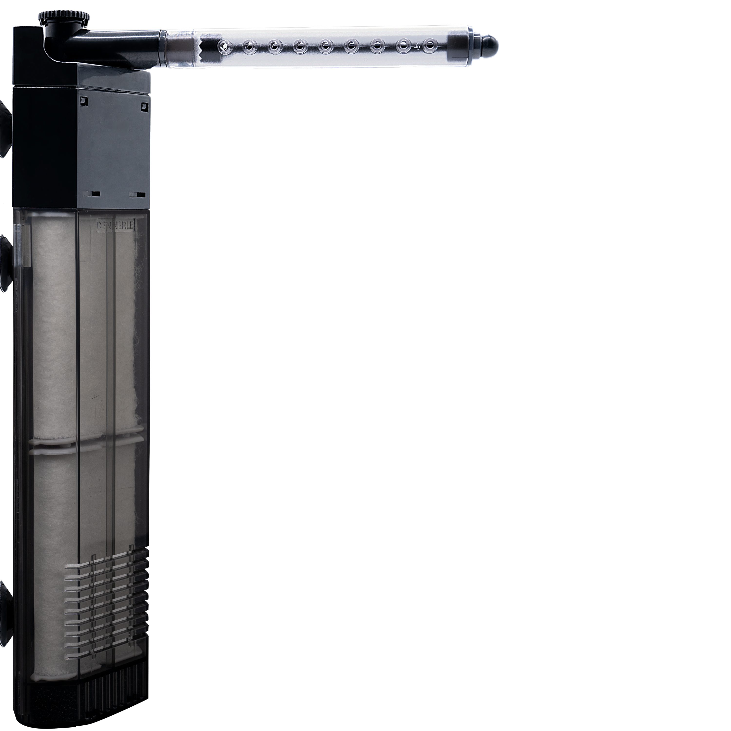DENNERLE Aquariumfilter Corner Filter (Eckfilter), Innenfilter, bis 60 l Aquariengröße, Förderleistung: 150 l/h