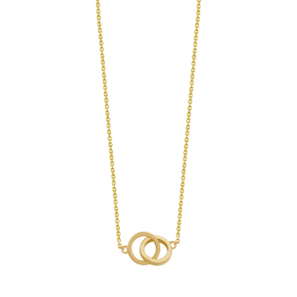 XENOX Kette mit Anhänger XENOX Kette Damen "SP-Lucky Ones" Silber vergoldet XS3620G