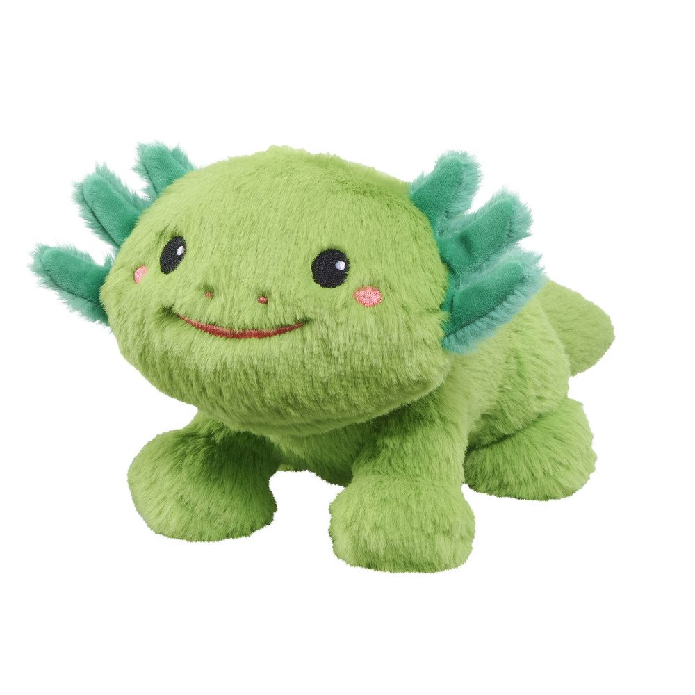 Heinrich Bauer Plüschfigur Plüschtier - Axolotl - grün - 28 cm