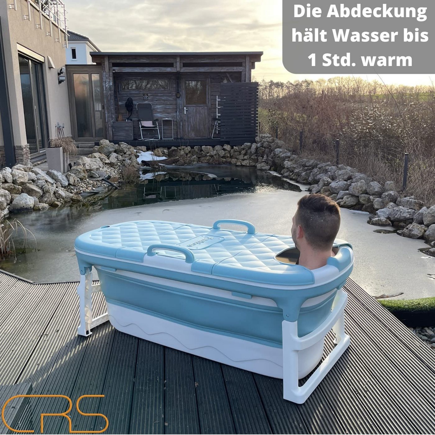 Thumbnail - Bath Bob Badewanne faltbare Badewanne Erwachsene 138cm klappbare mobile Klappbadewanne