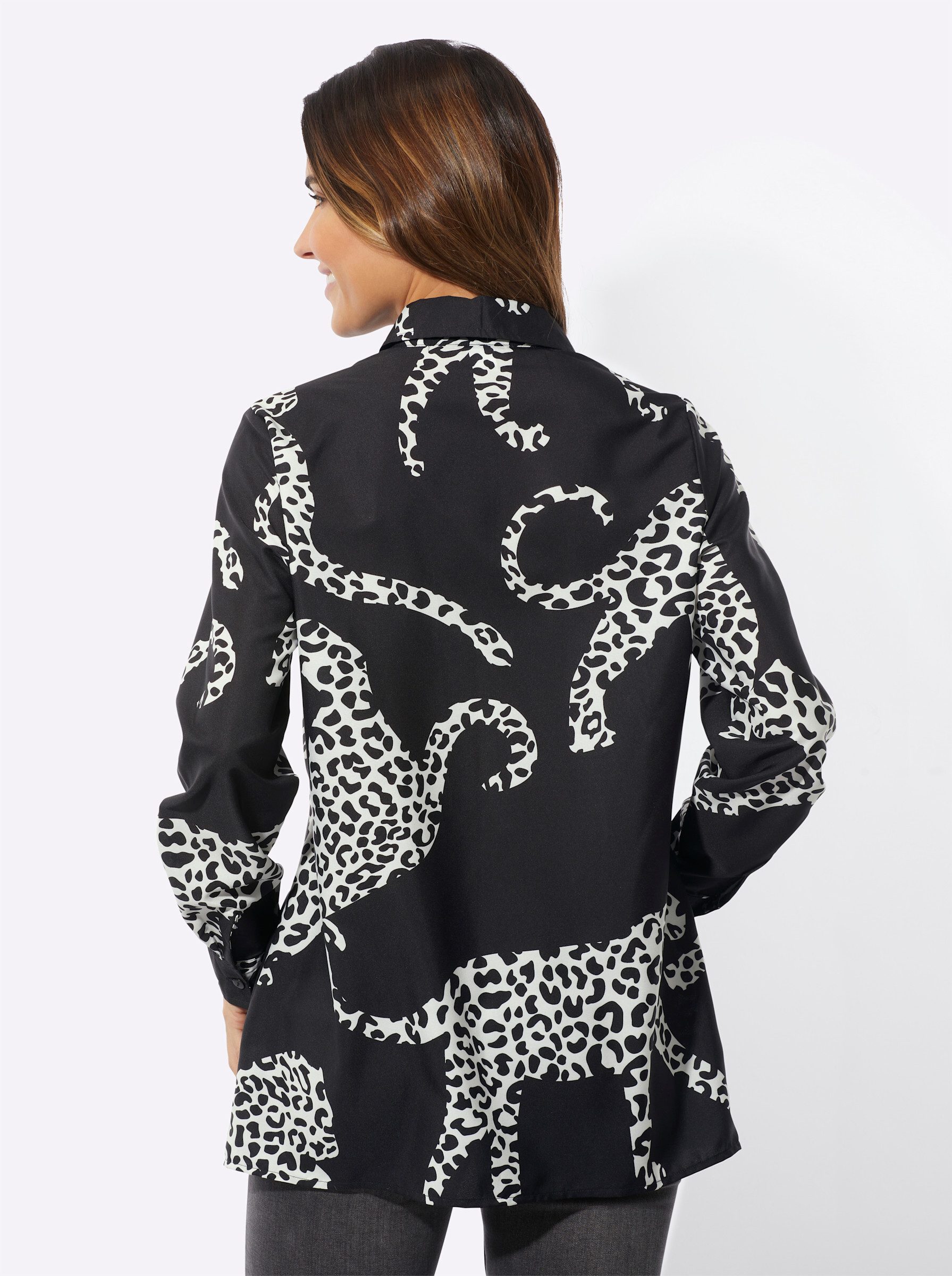 Sieh an! Klassische Bluse Longbluse . günstig online kaufen