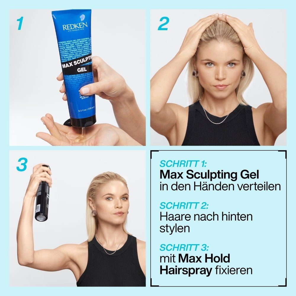 ml Styling 250 Max Sculpting Redken Haarpflege-Spray Gel