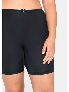 Sheego High-Waist-Slip Große Größen aus Microfaser, mit längerem Bein