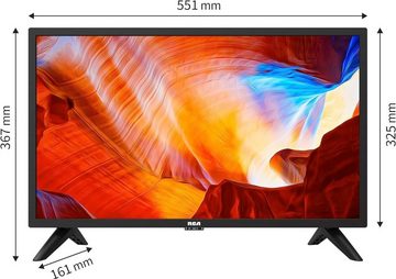 RCA iRB24H3 LCD-LED Fernseher (60,00 cm/24 Zoll, HD ready, Triple Tuner(DVB-T/T2/C/S/S2)HDMI,USB,Hotel Modell, 720p,Schwarz, Triple Tuner(DVB-T/T2/C/S/S2)HDMI,USB,Hotel Modell, 720p,Schwarz)