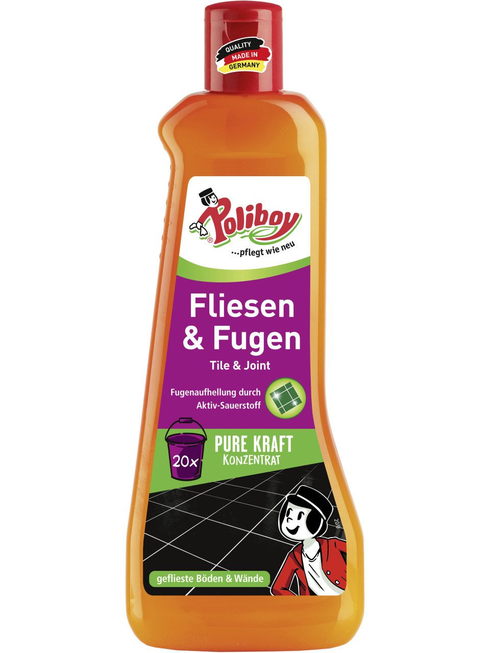 poliboy Poliboy Fliesen- und Fugenkonzentrat 500 ml Badreiniger