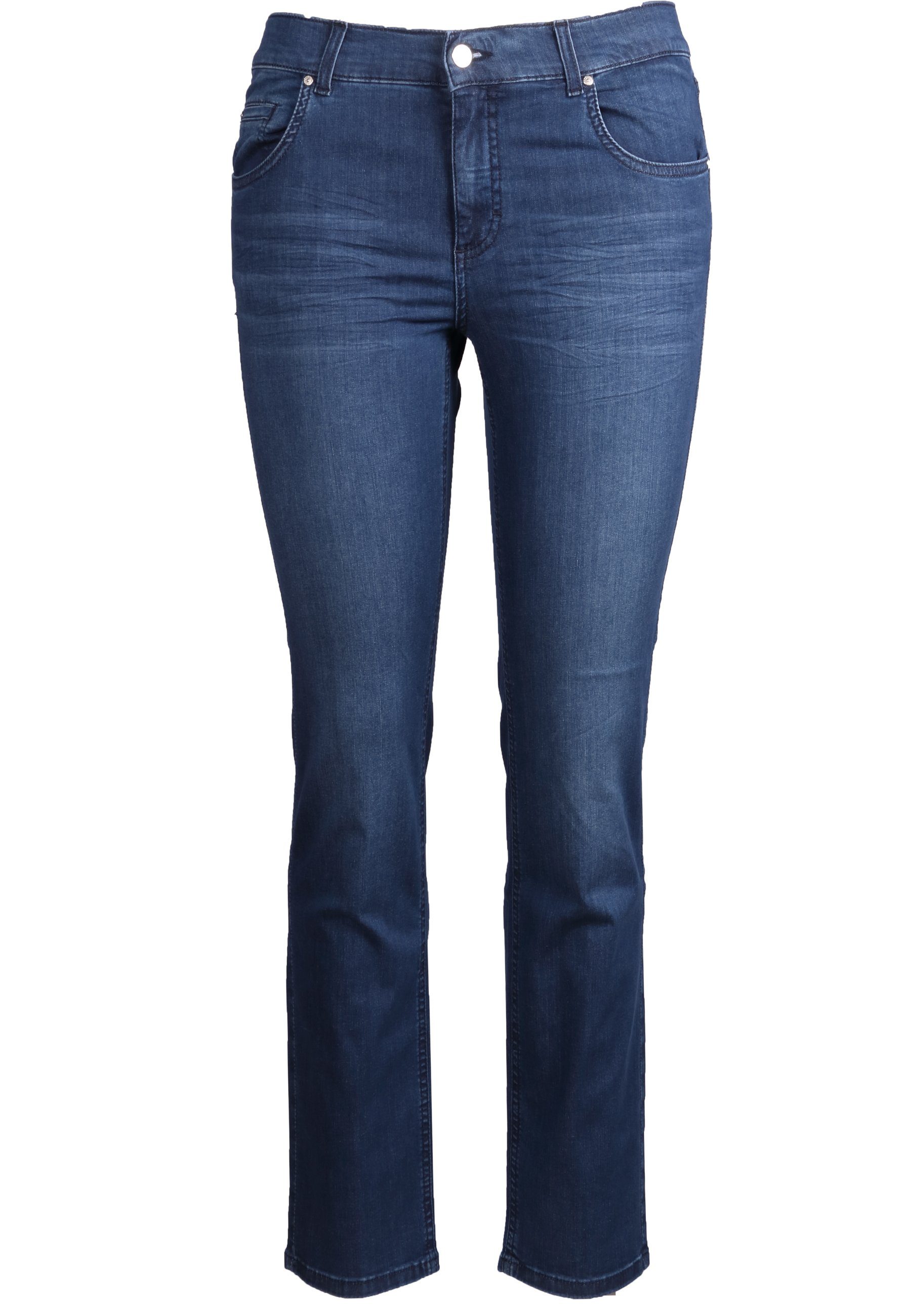 ANGELS 5-Pocket-Jeans Angels Damen Jeans Cici sommerliche Qualität - blau 36 (1-tlg)