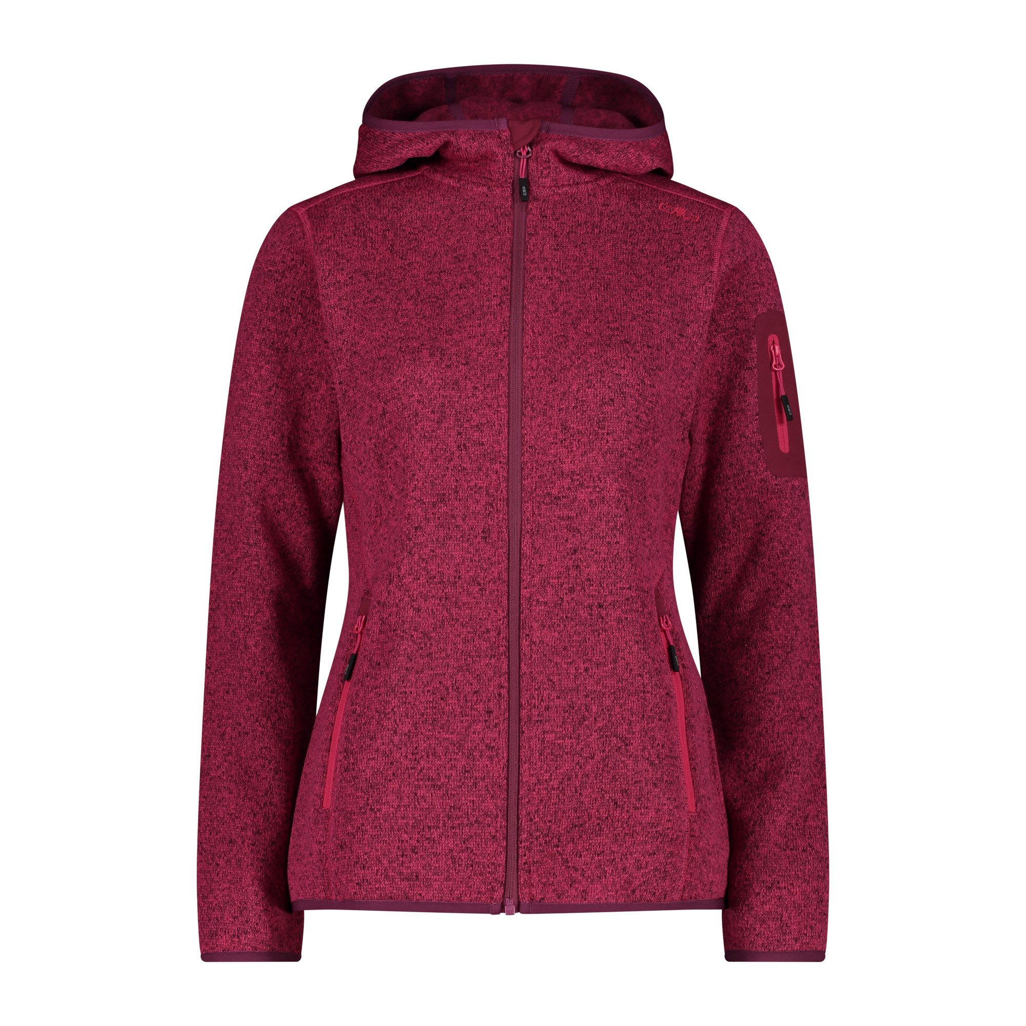CMP Fleecejacke CMP Damen Jacke Knitted Melange Hoody 3H19826