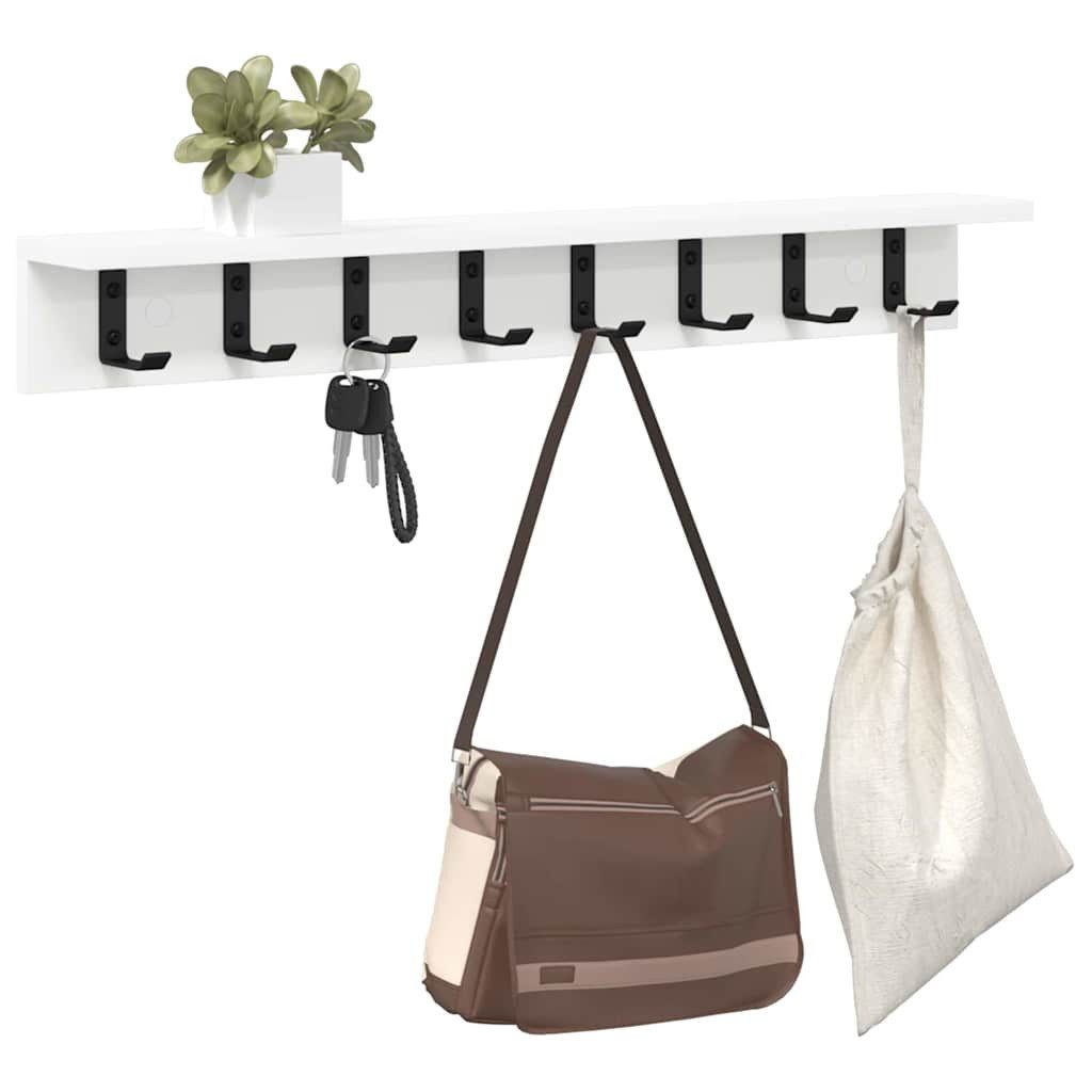 vidaXL Garderoben-Set 100 x 10,5 x 10,5 cm Wandmontierte Garderobe Holz 100x105 cm für Flur