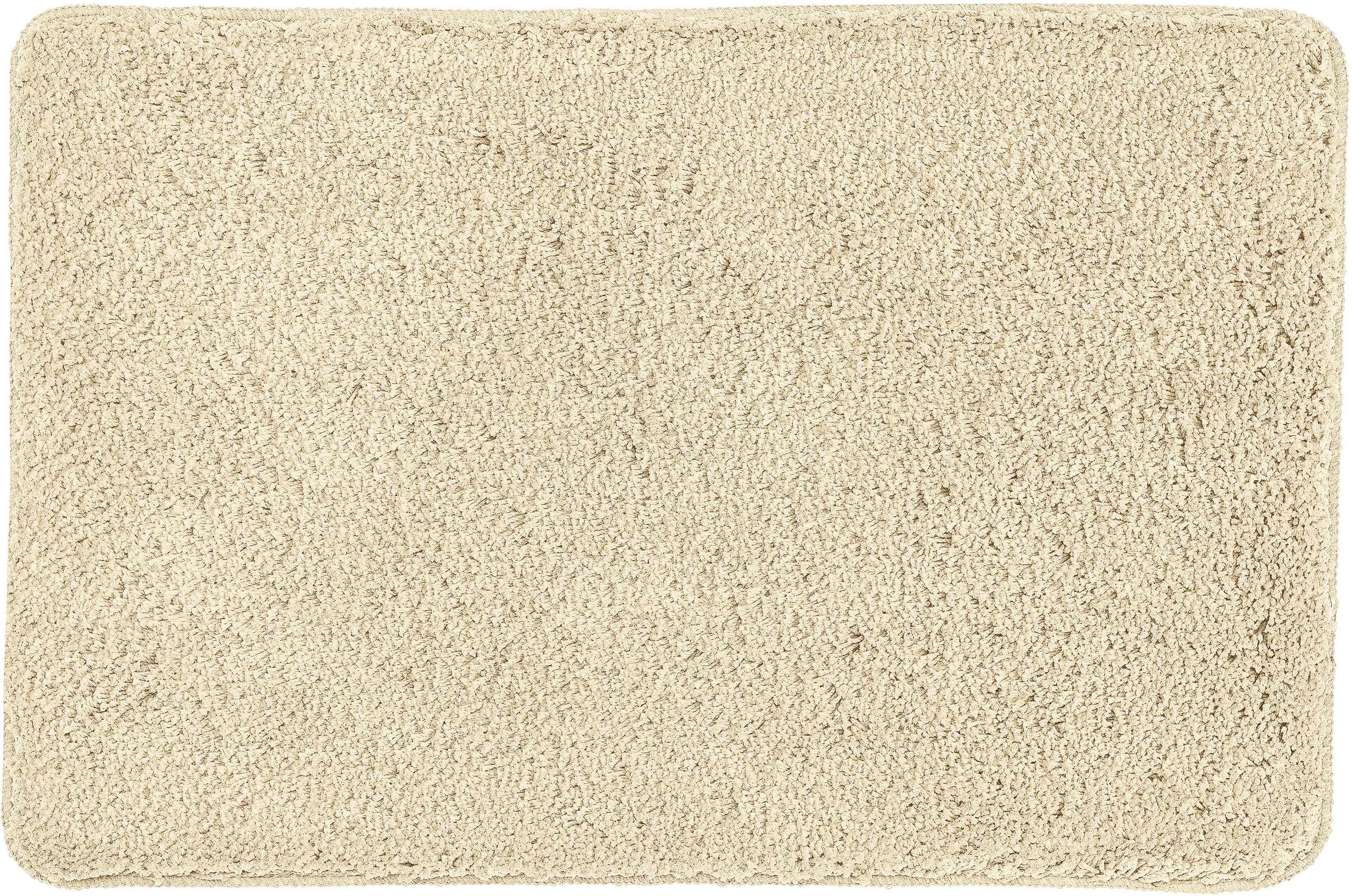 Kleine Wolke Badematte »Scott«, Badvorleger, Badezimmer Teppich, Höhe 12 mm, rutschhemmend beschichtet, fußbodenheizungsgeeignet, Polyester, rechteckig, Badteppich, Uni Farben, weich & kuschelig