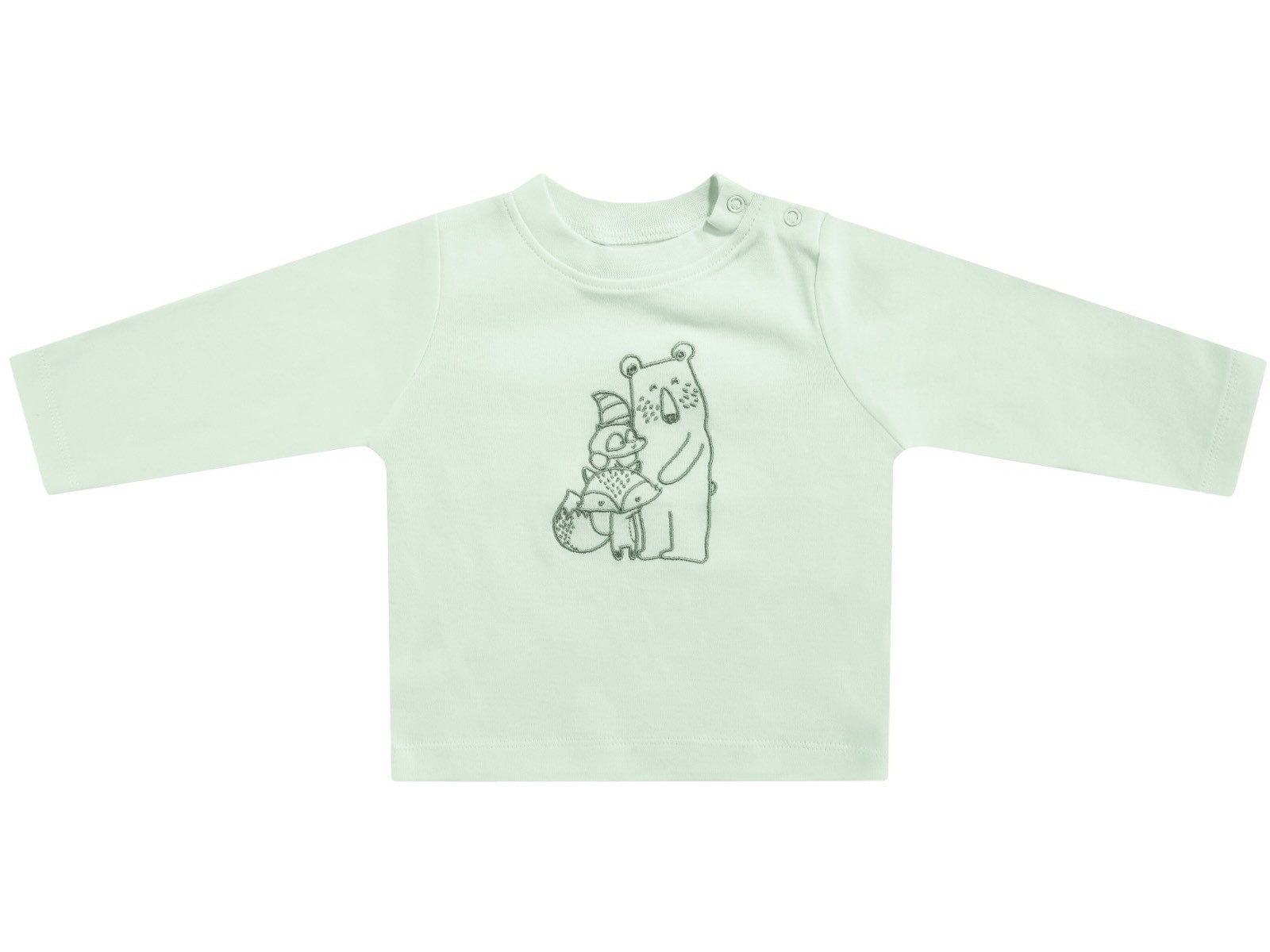JACKY Langarmshirt Baby Jungen Langarmshirt Baumwolle mit Tiermotiv