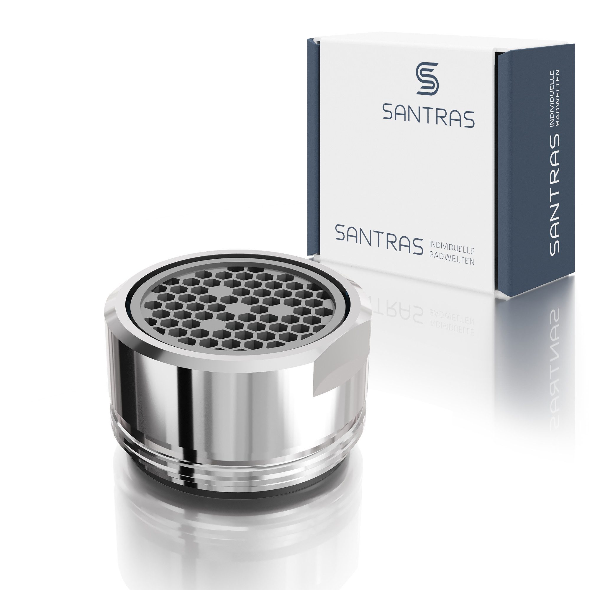 Santras Waschtischarmatur Luftsprudler / Strahlregler M24 in Chrom (1-St) günstig online kaufen