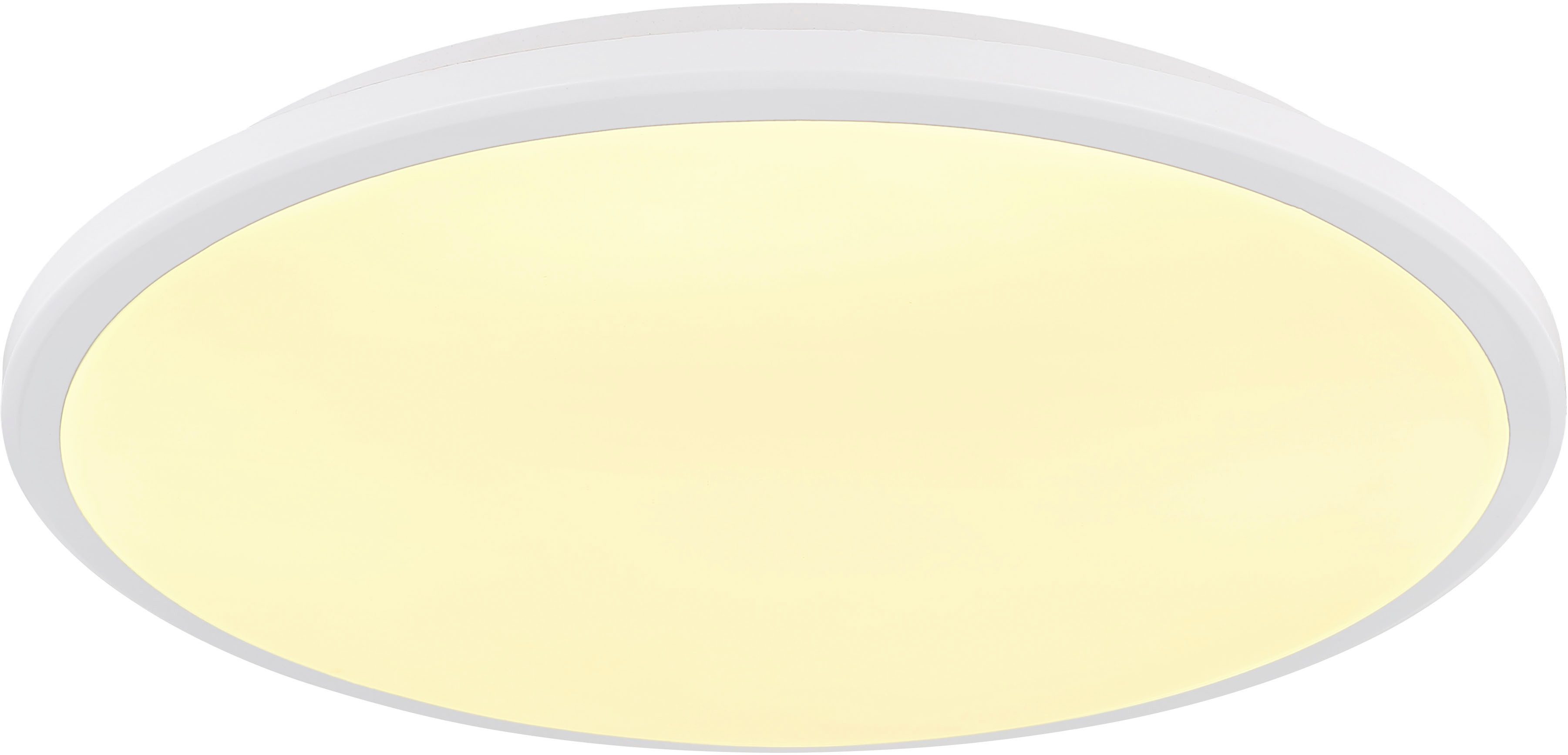 GLOBO LIGHTING Deckenleuchte XANDER, LED fest integriert, Warmweiß, Deckenlampe Wohnzimmer-Leuchte Schlafzimmer-Leuchte Flur Küche