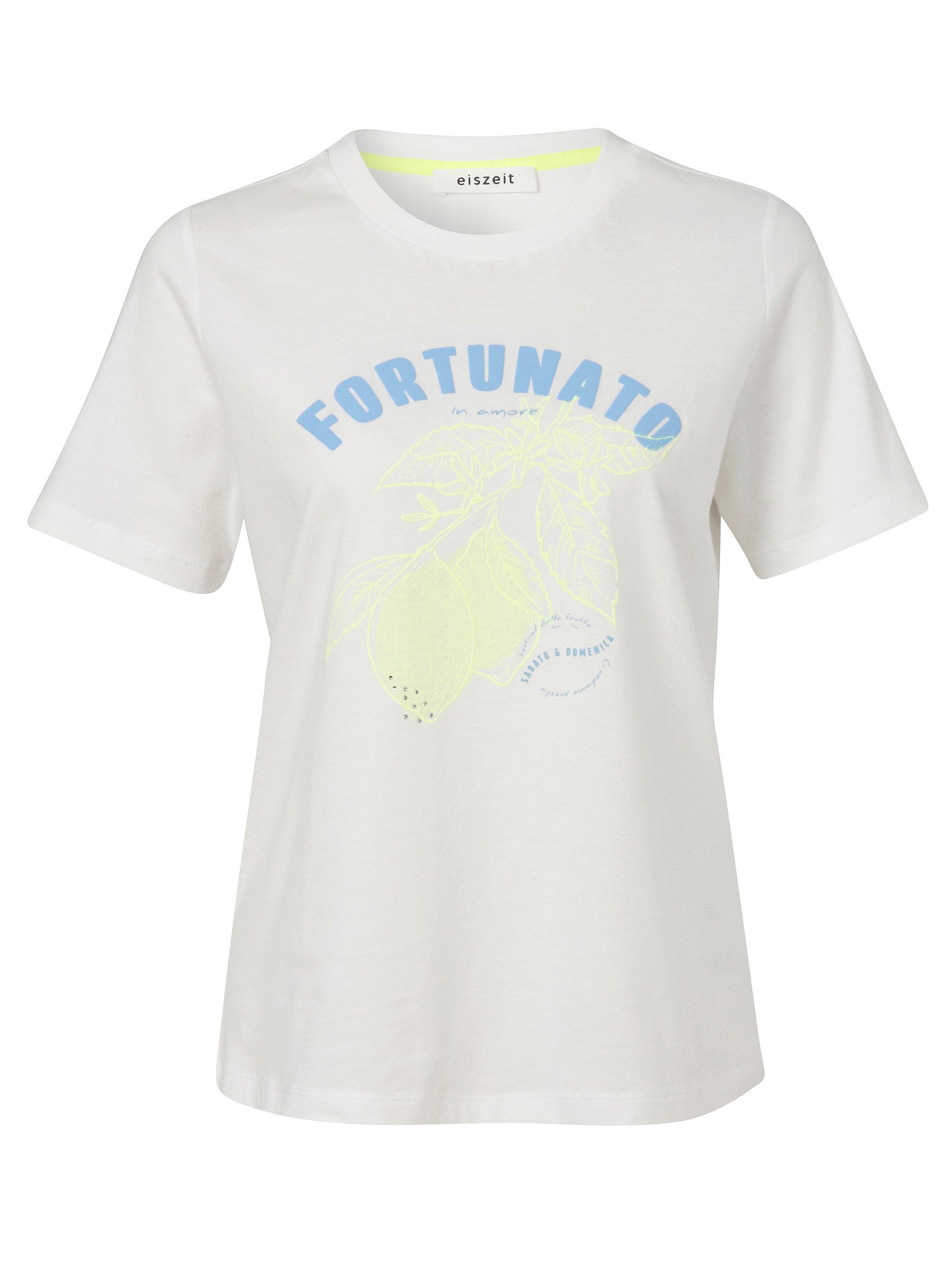 VIA APPIA T-Shirt T-Shirt Rundhals 1/2 Arm Druck Motiv