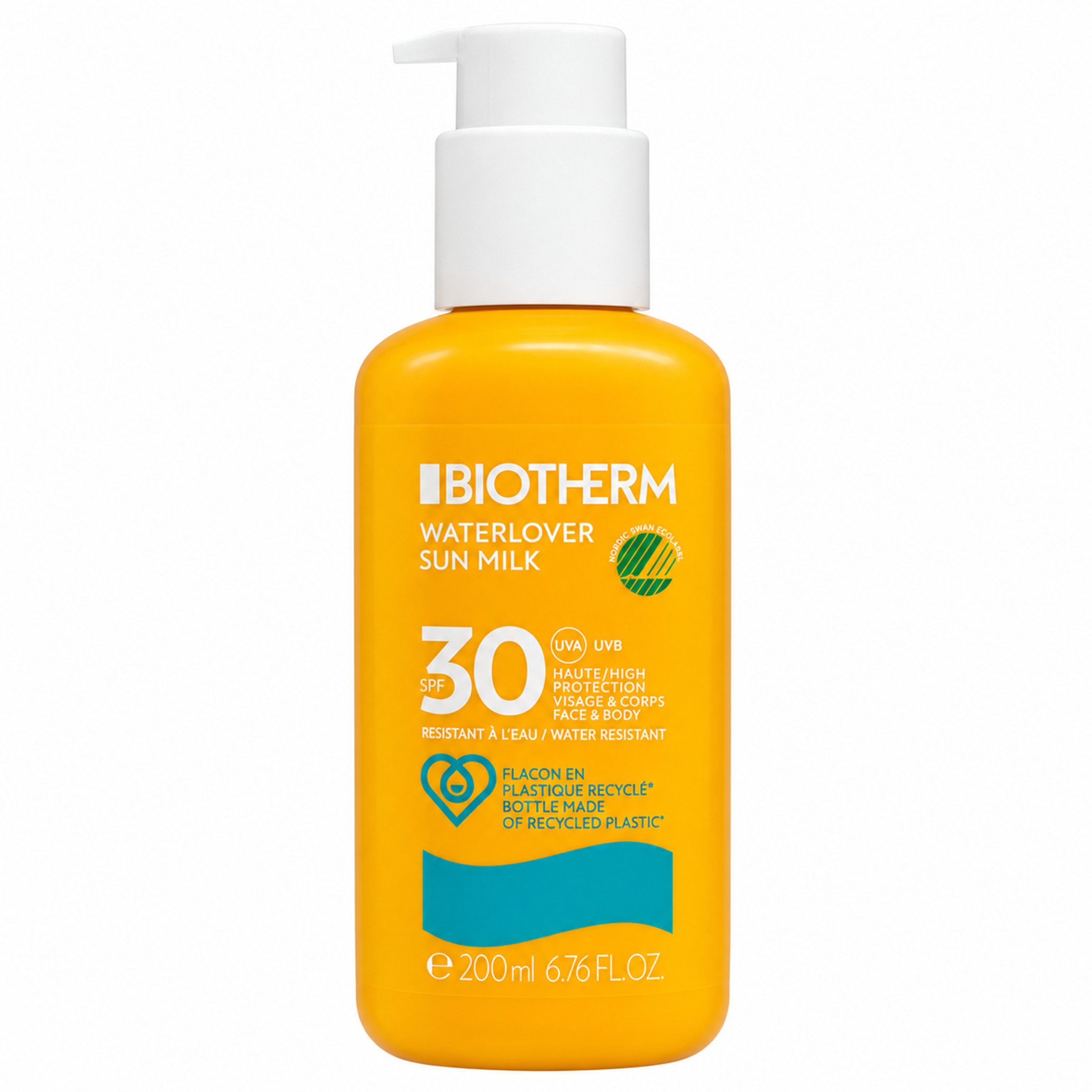 BIOTHERM Sonnenschutzcreme Biotherm Waterlover Sun Milk SPF 30 200ml
