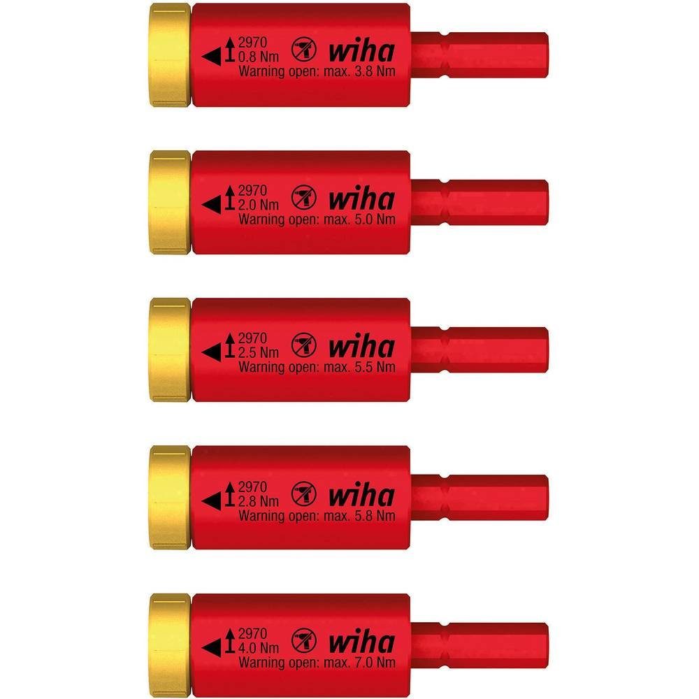 Wiha Drehmomentschlüssel Drehmoment Set easyTorque Adapter electric für slimBits 41479