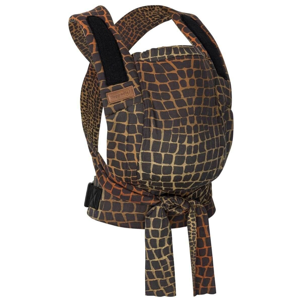 Hoppediz Babytrage Bondolino b.pure, Komforttrage ab Geburt (3 - 20 kg) Bauchtrage, Rückentrage & Hüfttrage