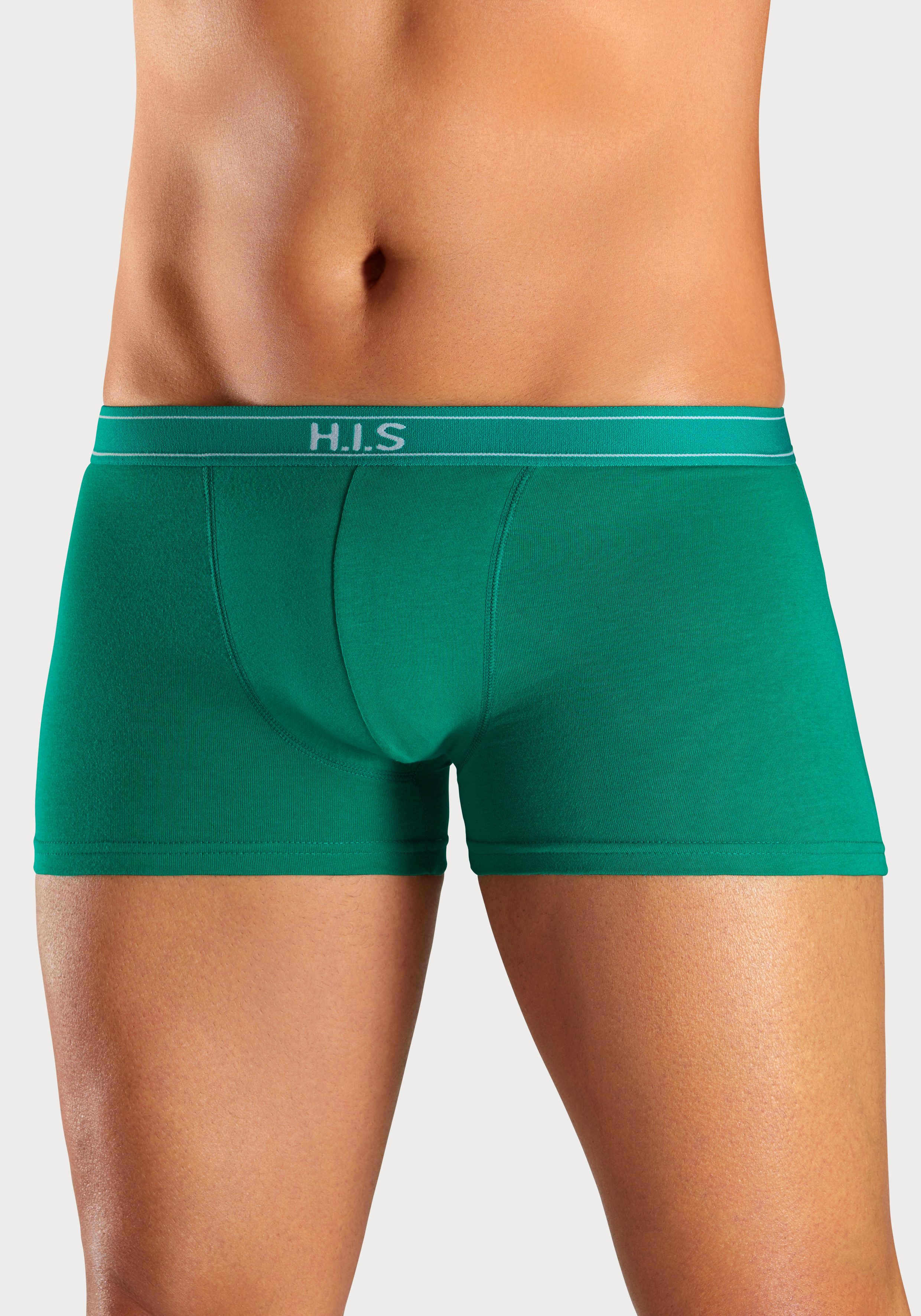 H.I.S Boxer Boxershorts für Herren (Packung, 5-St) mit Steifen und Logo im günstig online kaufen