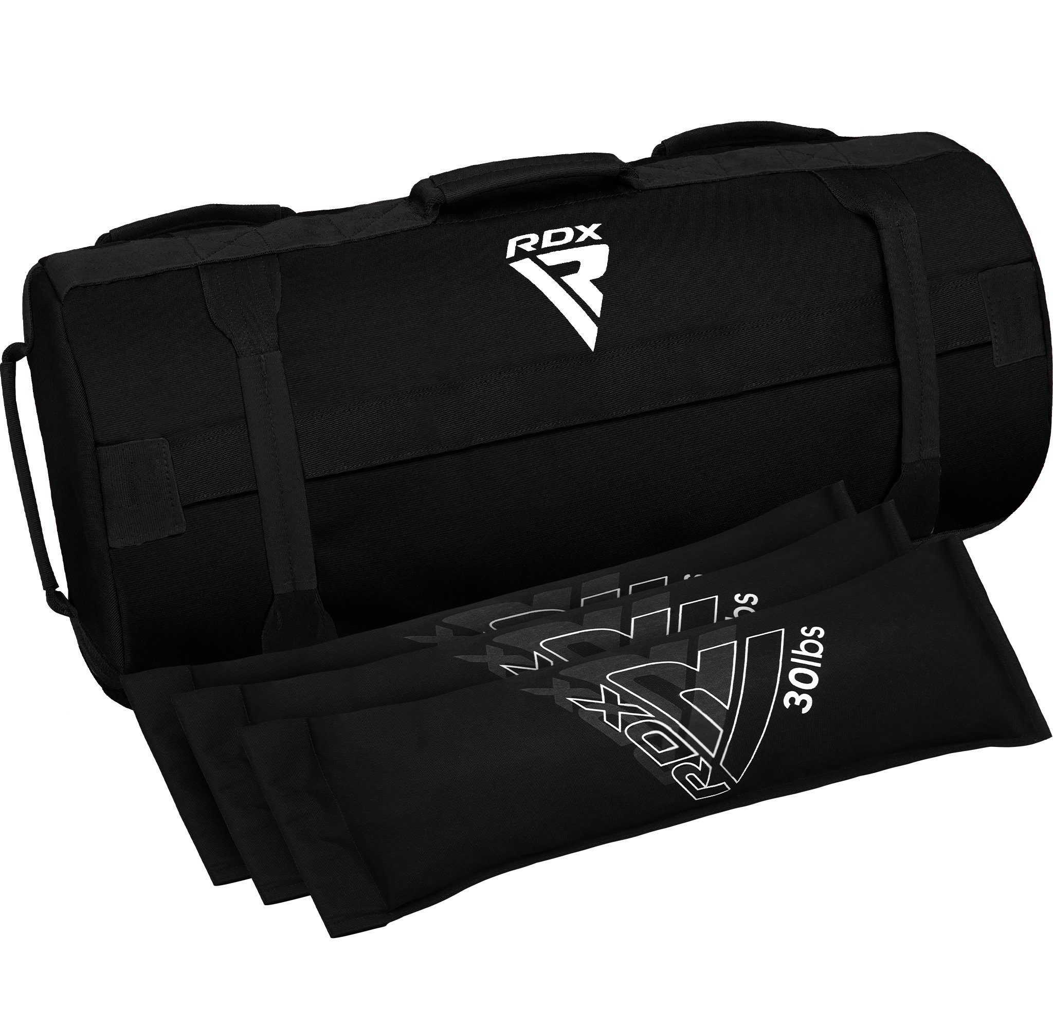 RDX Sports Gymbag RDX Sandbag Power Bag für Krafttraining mit Griffen und Reißverschluss