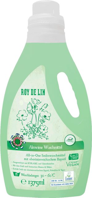 HCR Hygiene ROY DE LIN – Almwiese Waschmittel flüssig 1.375 ml Spezialwaschmittel