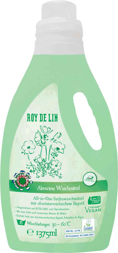 HCR Hygiene ROY DE LIN - Almwiese Waschmittel flüssig 1.375 ml Spezialwaschmittel