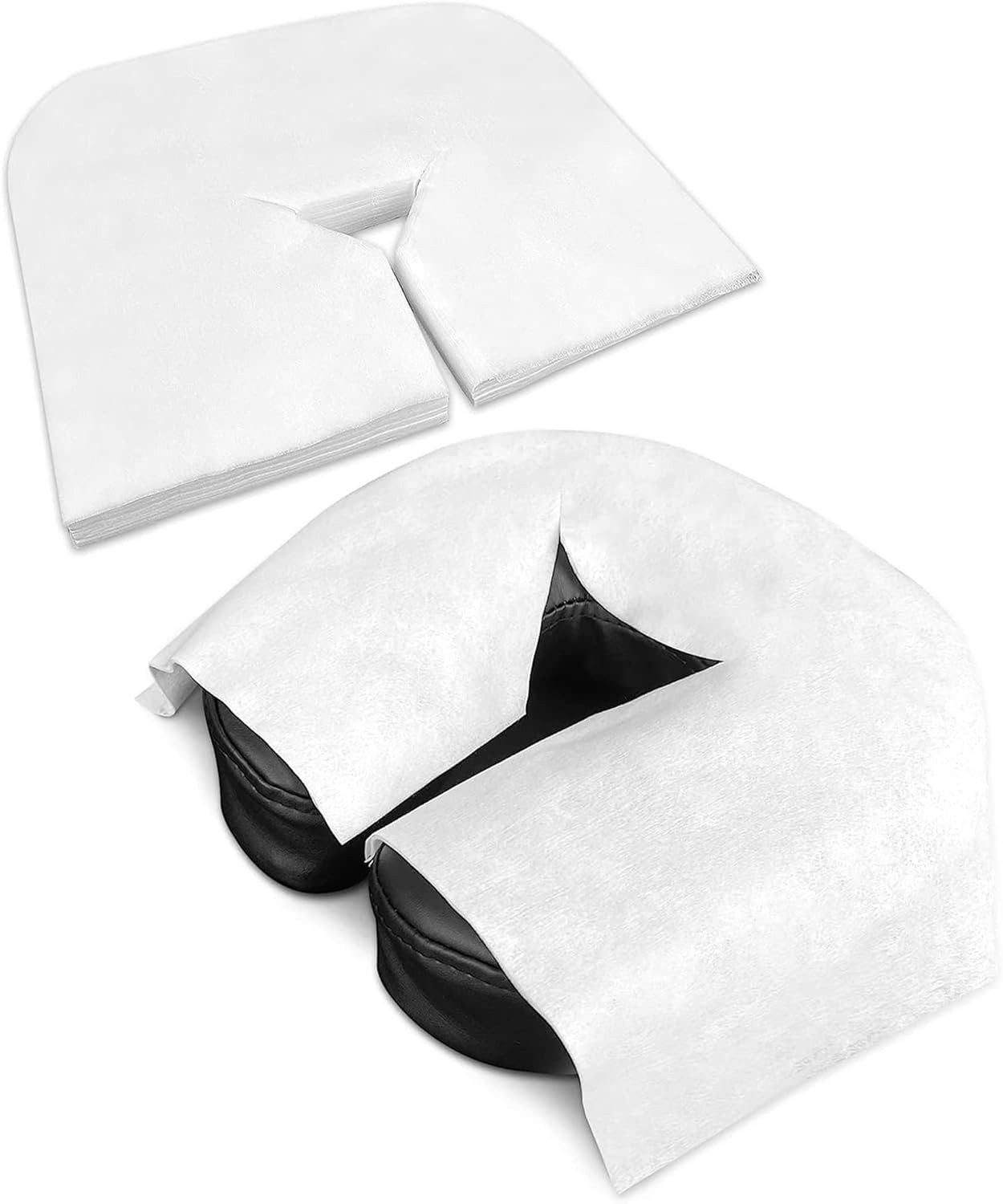 ZEN MASSAGE WARE Massageliege ZEN Einwegauflagen für die Massageliege 5x 100Stk. (500-St), Gesichtsauflagen aus angenehm weichem Vlies-Stoff