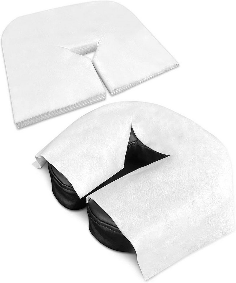 ZEN MASSAGE WARE Massageliege Einwegauflagen für die Massageliege 2x 100Stk. (200-St), Gesichtsauflagen aus angenehm weichem Vlies-Stoff