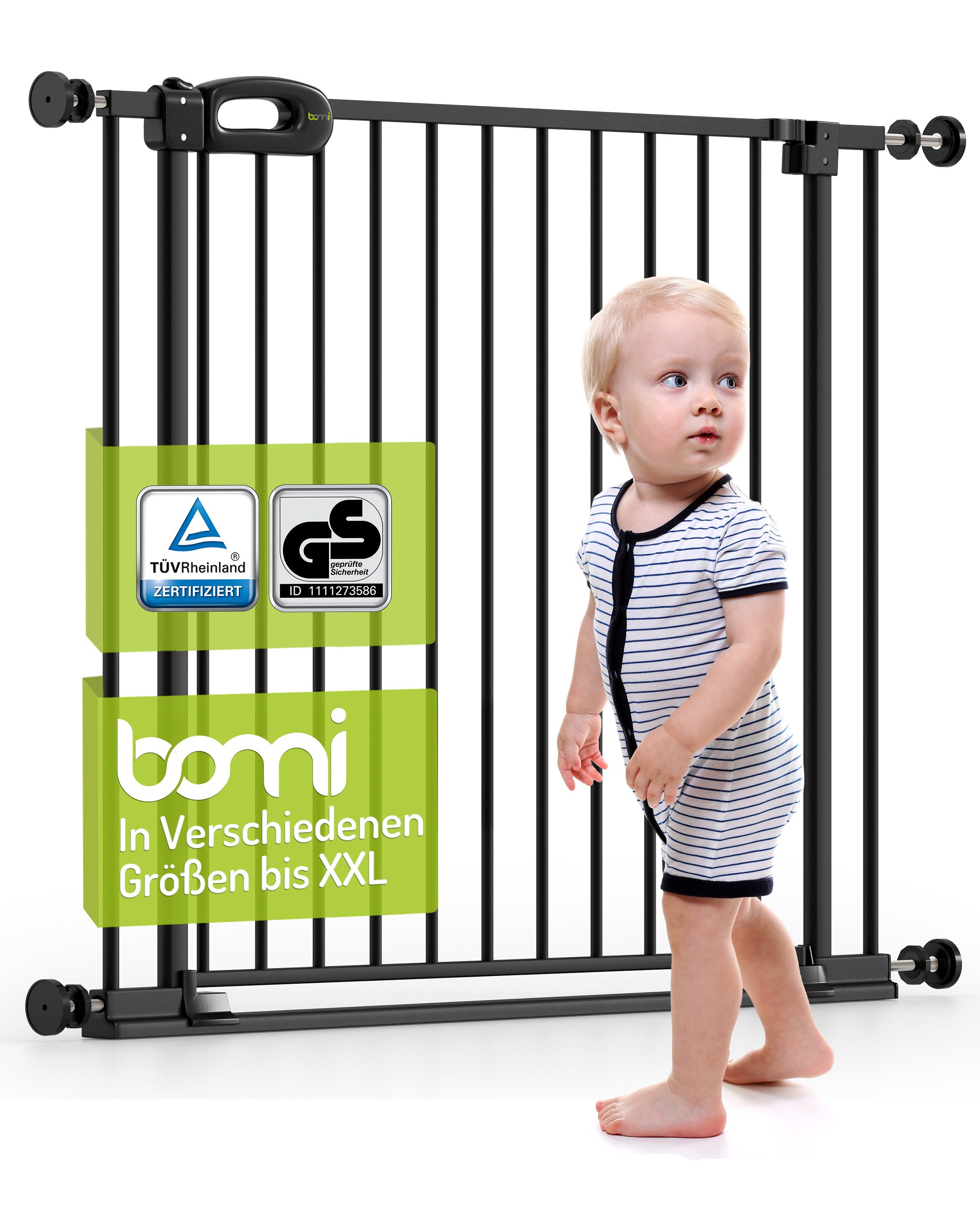 BOMI Türschutzgitter Treppenschutzgitter Merle Flatstep, Babygitter günstig online kaufen