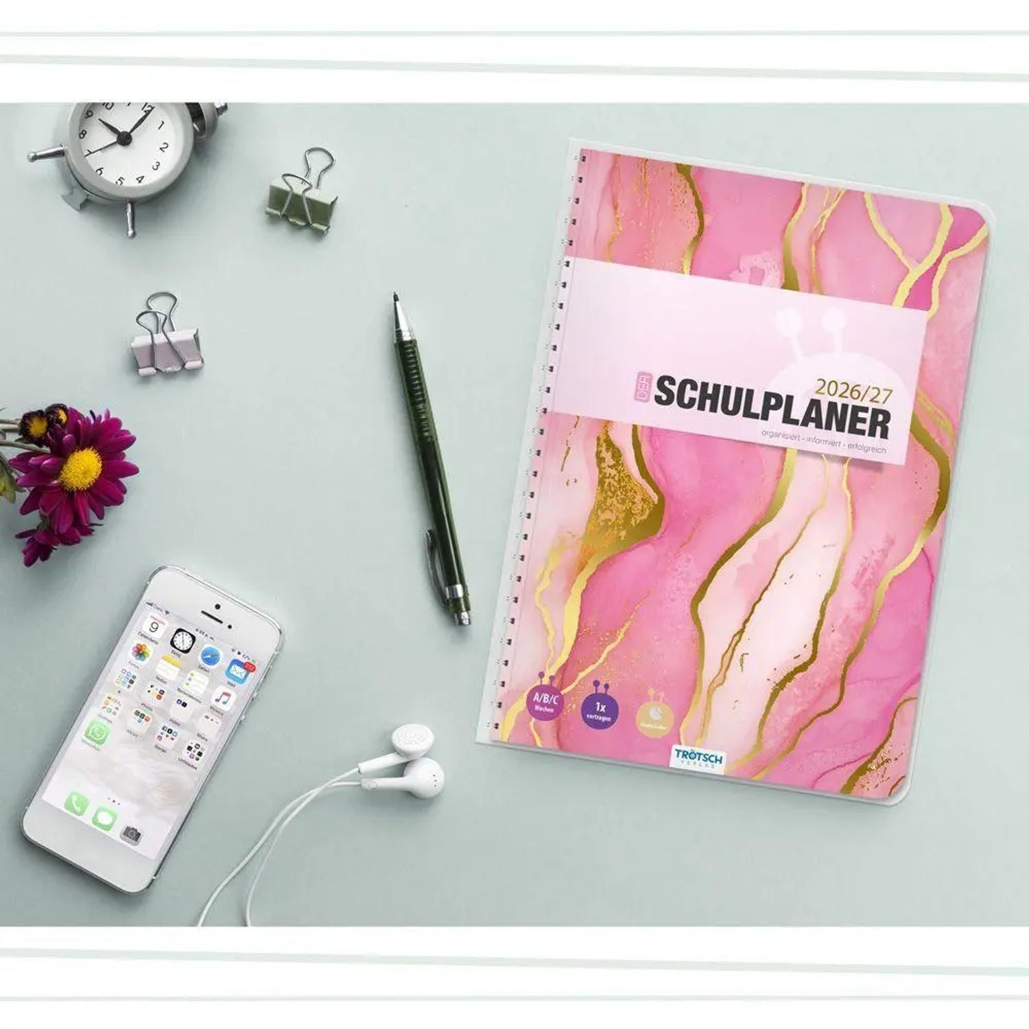 Trötsch Verlag Schülerkalender TRÖTSCH - Schulplaner Pink 26/27