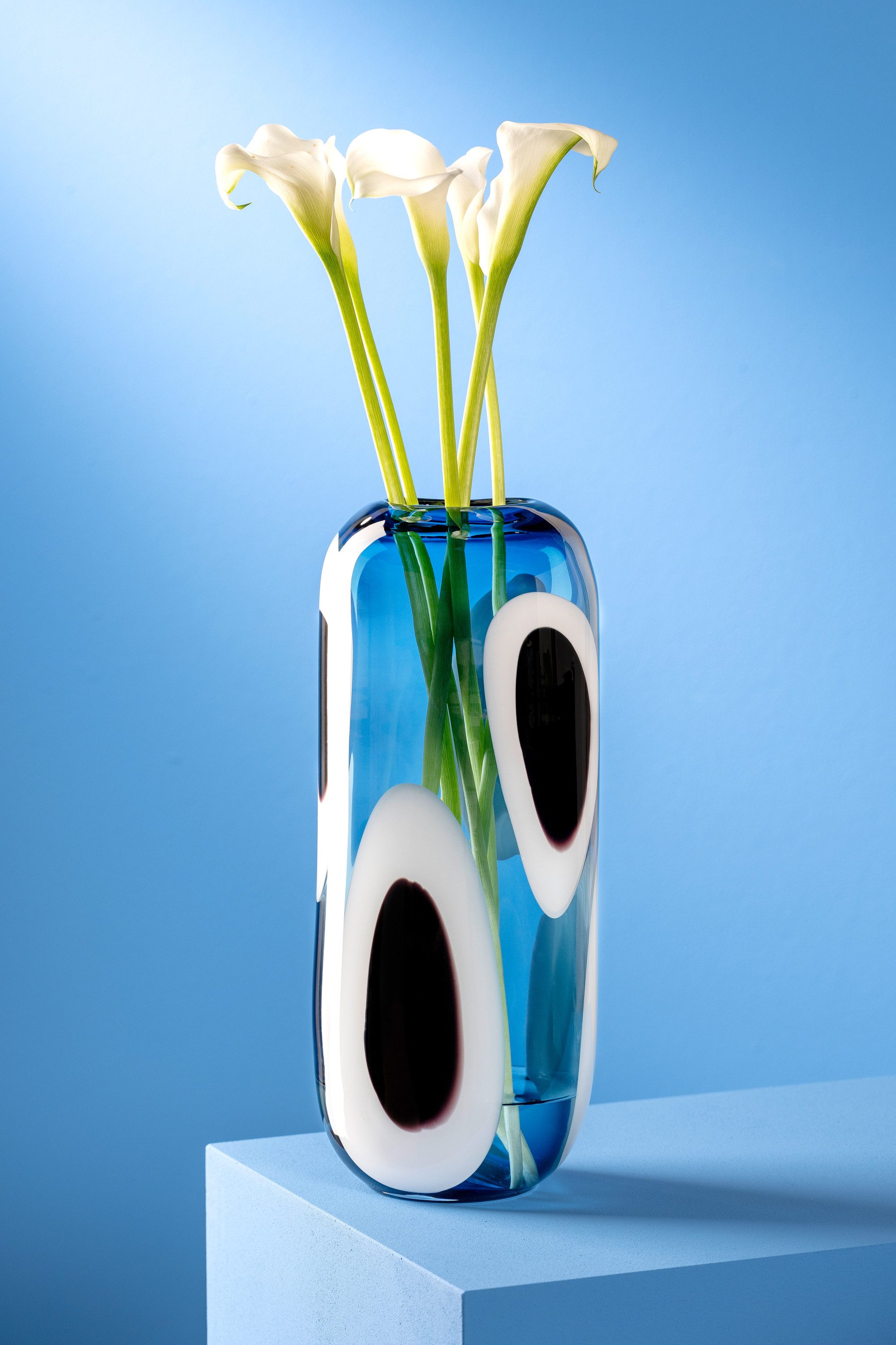 LEONARDO Dekovase Vase OCCHI BLU (1 günstig online kaufen