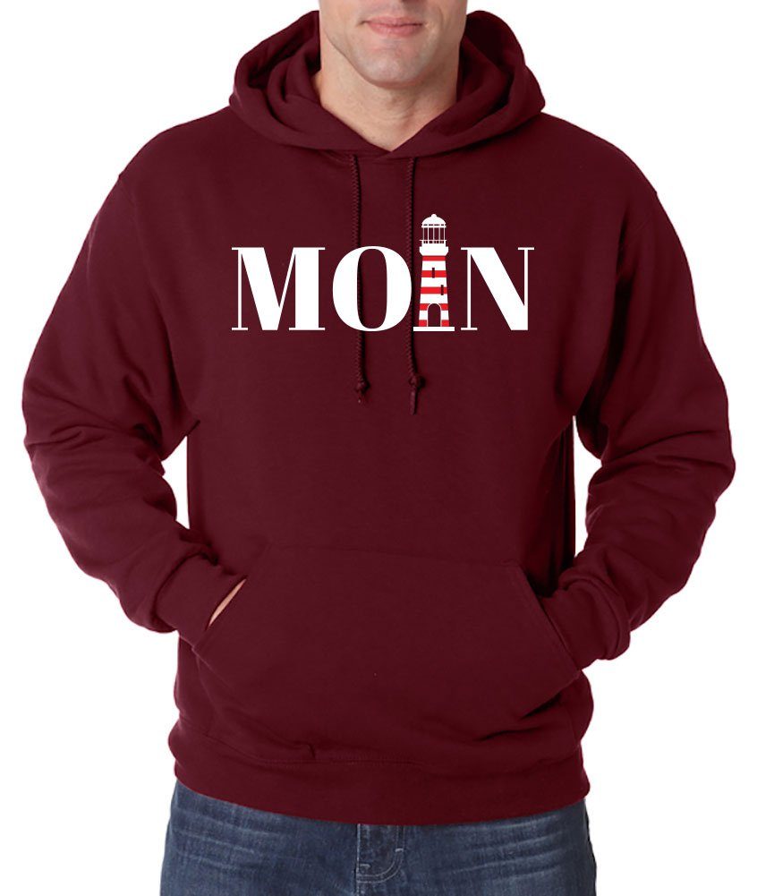 Youth Designz Kapuzenpullover Moin Leuchtturm Herren Hoodie Pullover mit Trendigem Frontdruck