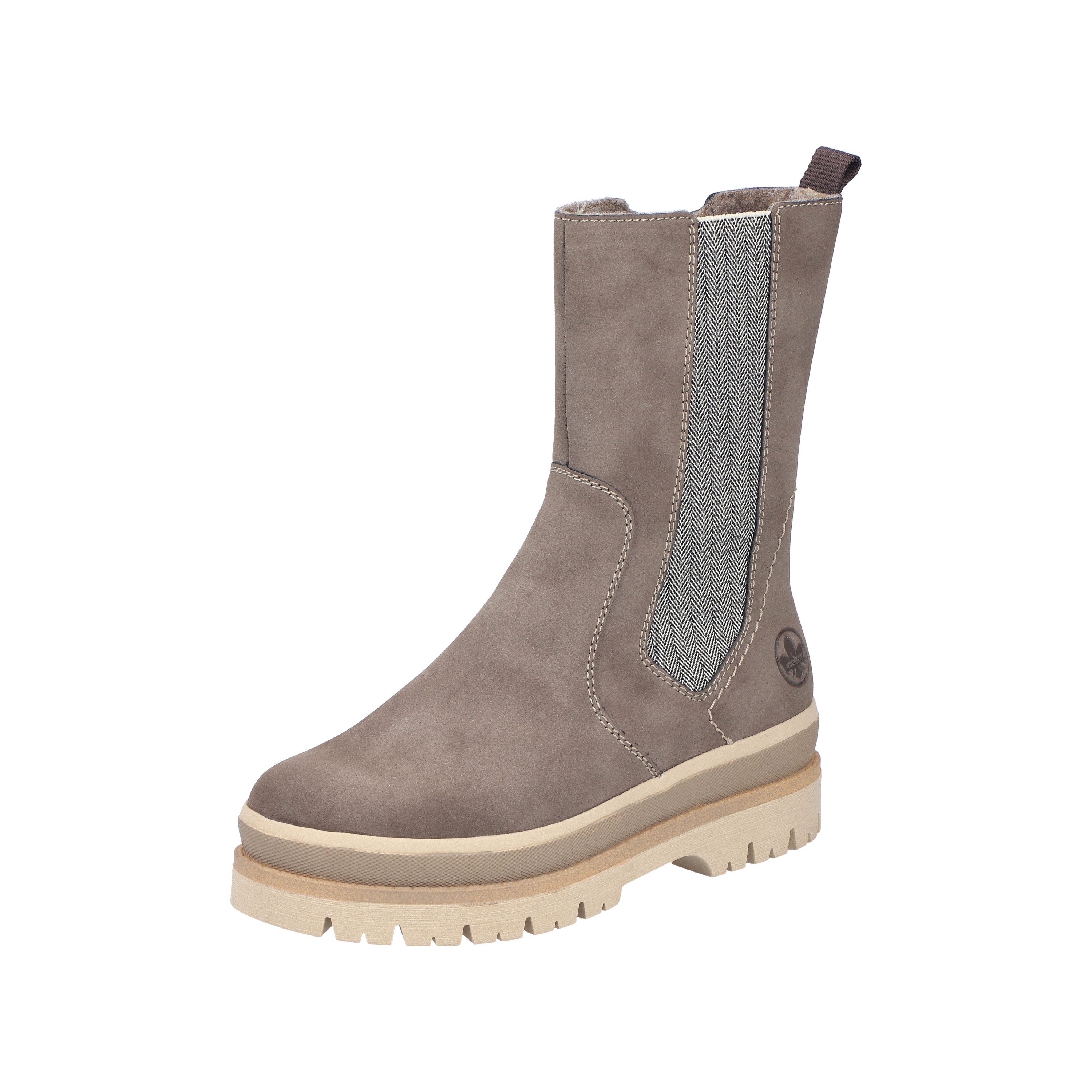 Rieker Chelseaboots Stiefelette mit Reißverschluss und Profilsohle