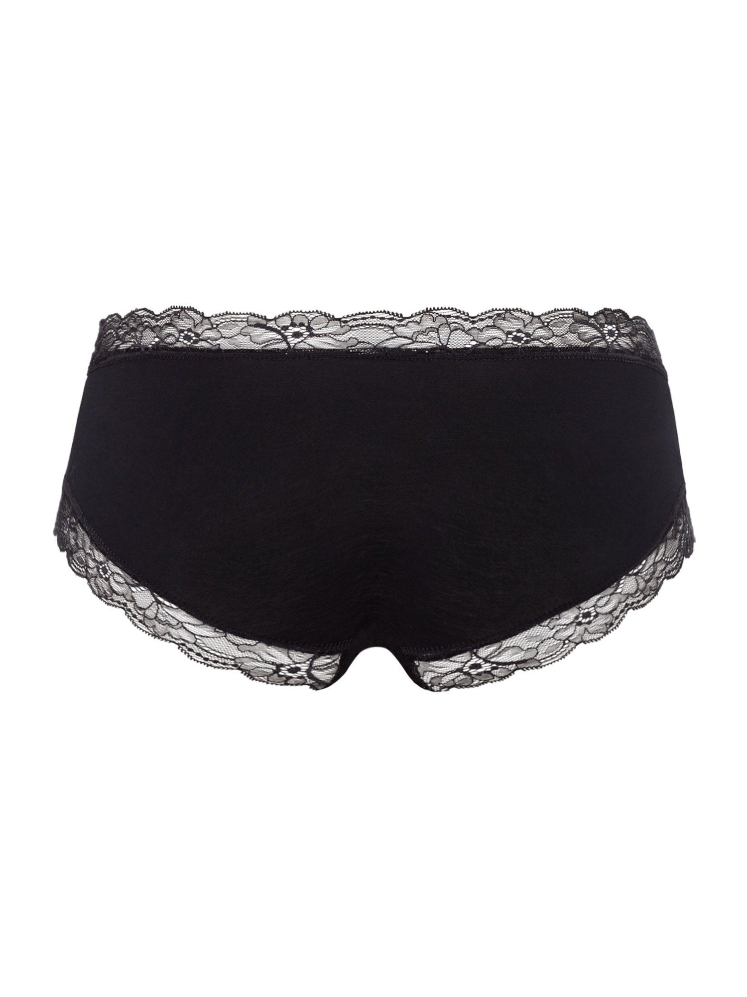 black Hanro Lace (1-St) Hipster Panty Cotton