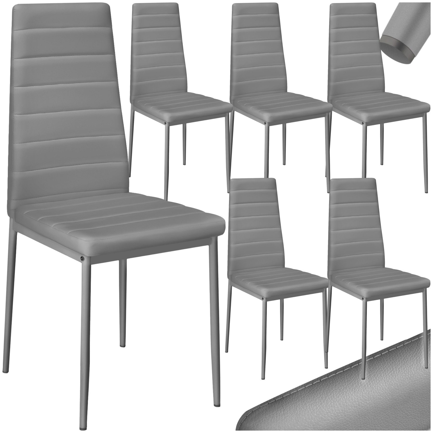 tectake Esszimmerstuhl Set Esszimmerstuhl (Set, 6 günstig online kaufen