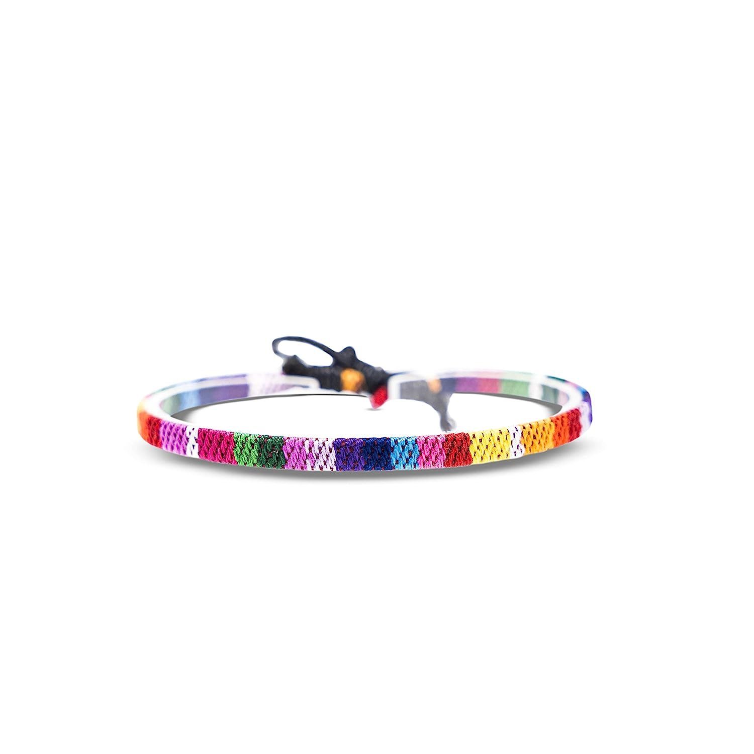 MADE BY NAMI Armband Pride Armband Regenbogen Armband Männer Frauen Queers LGBTQ+ Festival Schmuck Boho Armband mehr