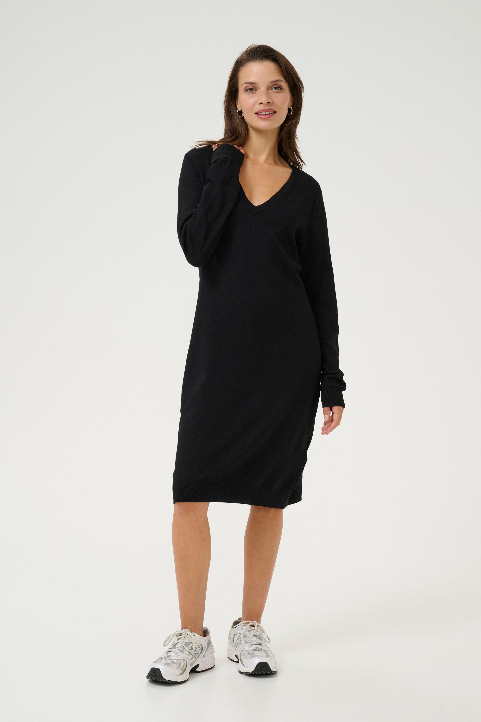 KAFFE Strickkleid Kleid KAmona