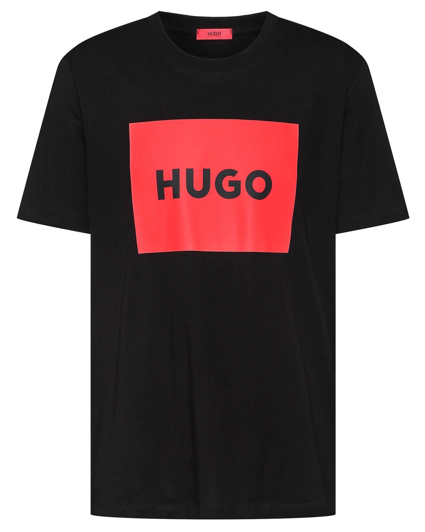 HUGO T-Shirt DULIVE222 T-Shirt Herren (15) schwarz (1-tlg)